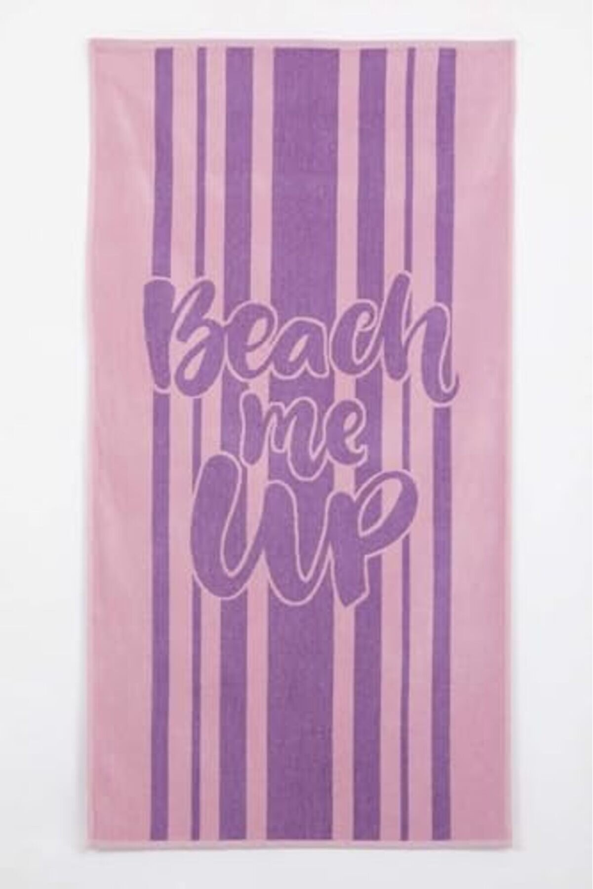 Shopverse Kadın Kadın Pamuklu Plaj Havlusu, Li̇la, Trendfli̇ck 1014773