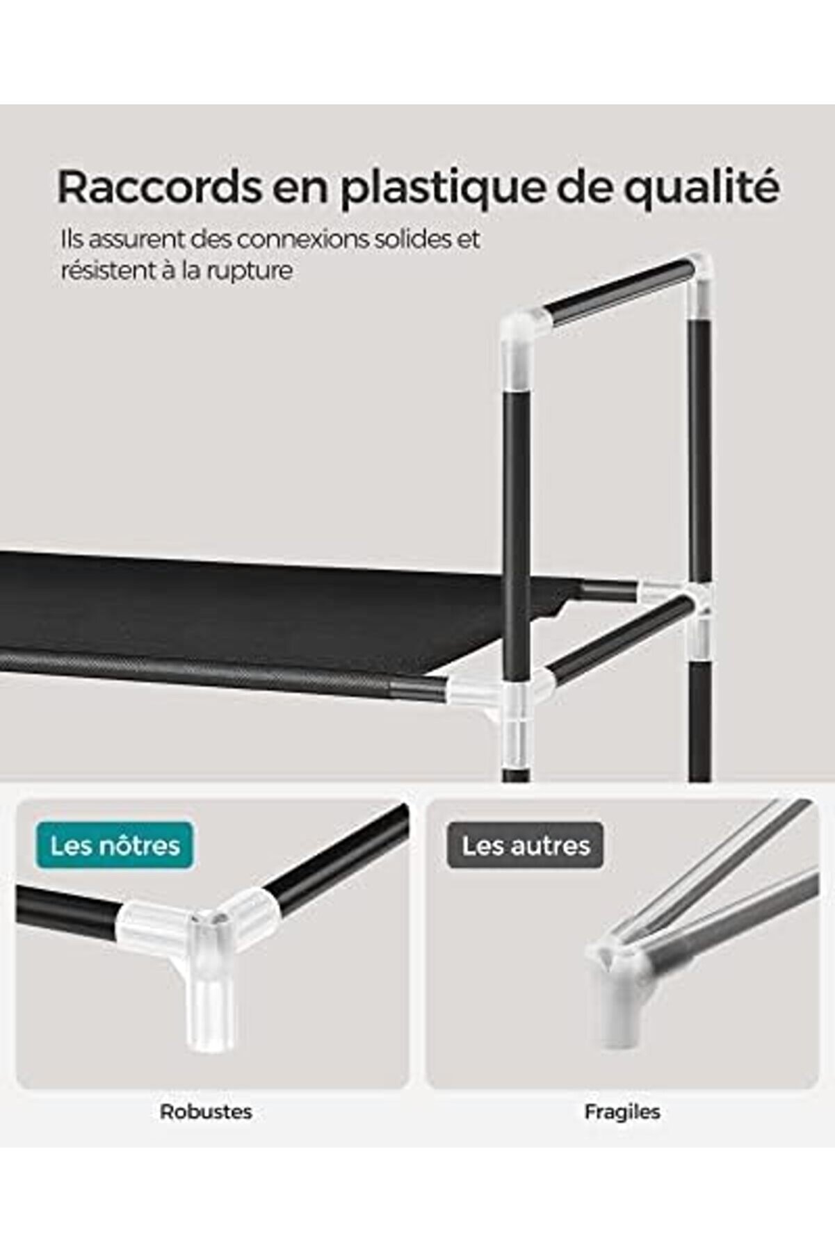 4 Katlı Ayakkabı Rafı, Antre Dolabı İçi̇n Ayakkabı Saklama Çözümü, Ve Yer Tasarrufu Sağlayan, Metal Ç