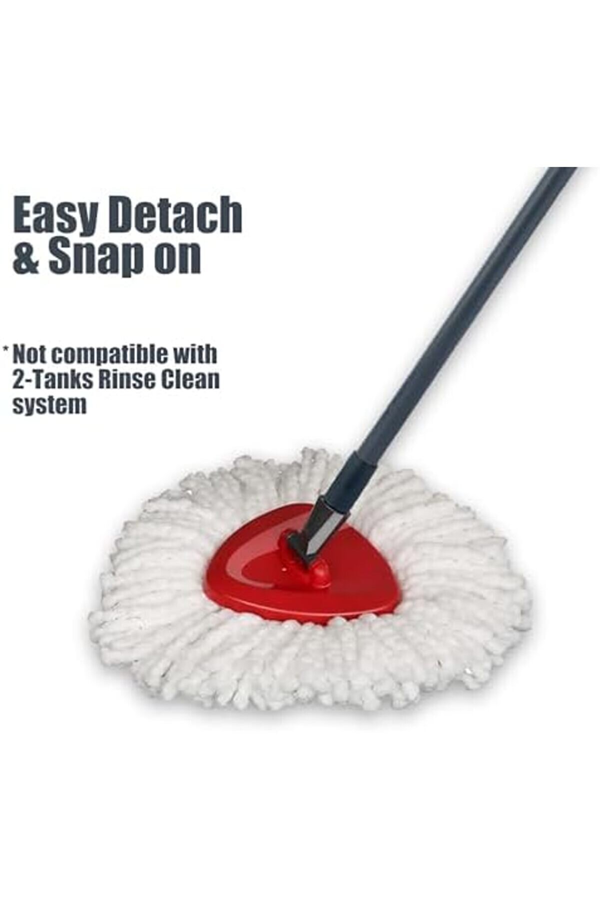 Buybeam Paspas Deği̇şti̇rme Başlığı O Cedar Spi̇n Paspas İle Uyumlu Paspas Yedekleri̇ - Mi̇krofi̇ber, Der