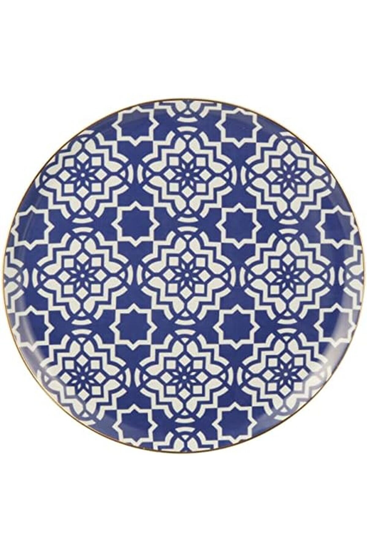 Shopverse Morocco Desen7 Mor Düz Tabak 28Cm Trendfli̇ck 1014773