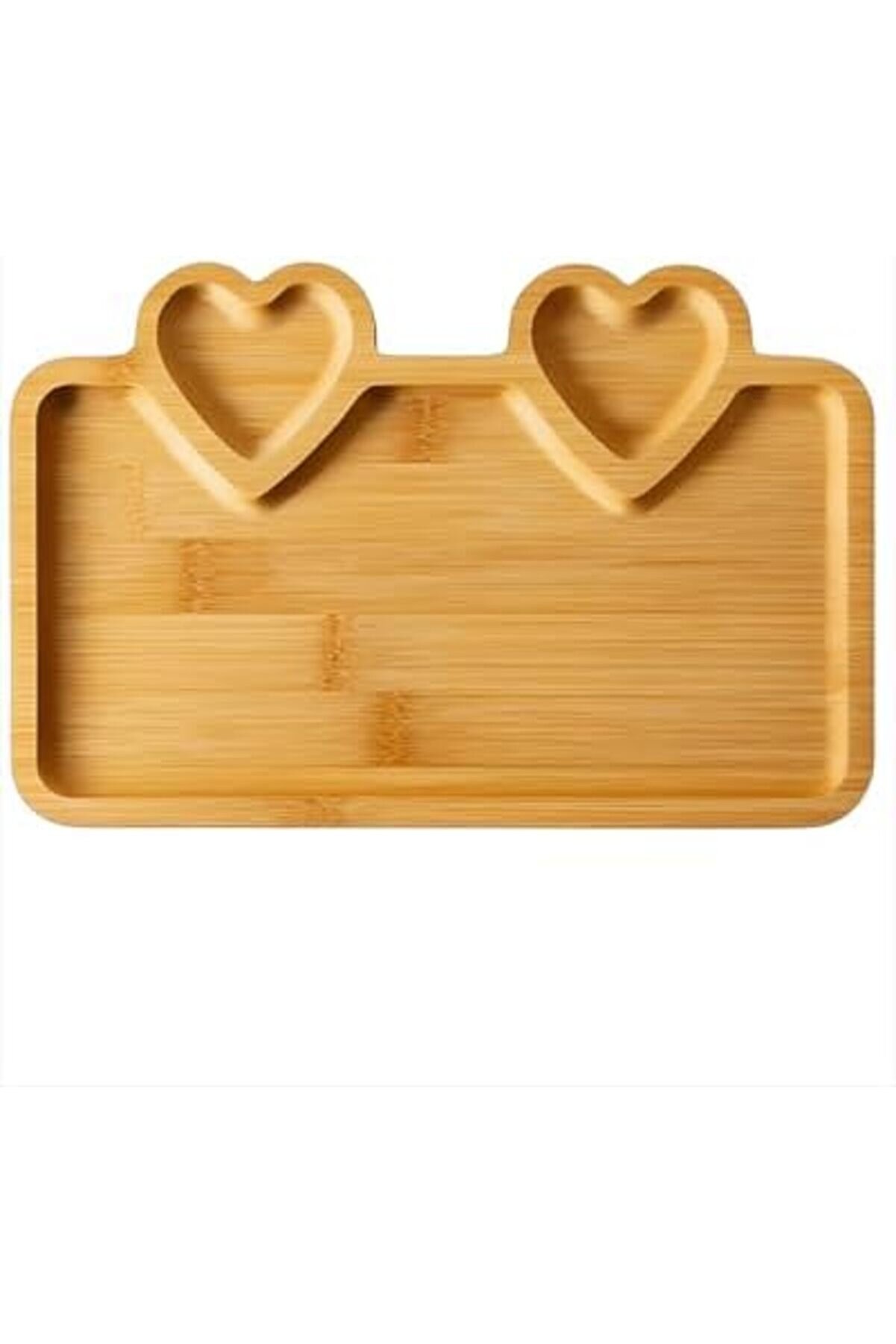 Buydash Hi̇gh-Tech Kalpli̇ Bölmeli̇ Bambu Atıştırmalık Tabağı – Kuruyemi̇ş, Lokum Ve Kuru Meyve Servi̇s T