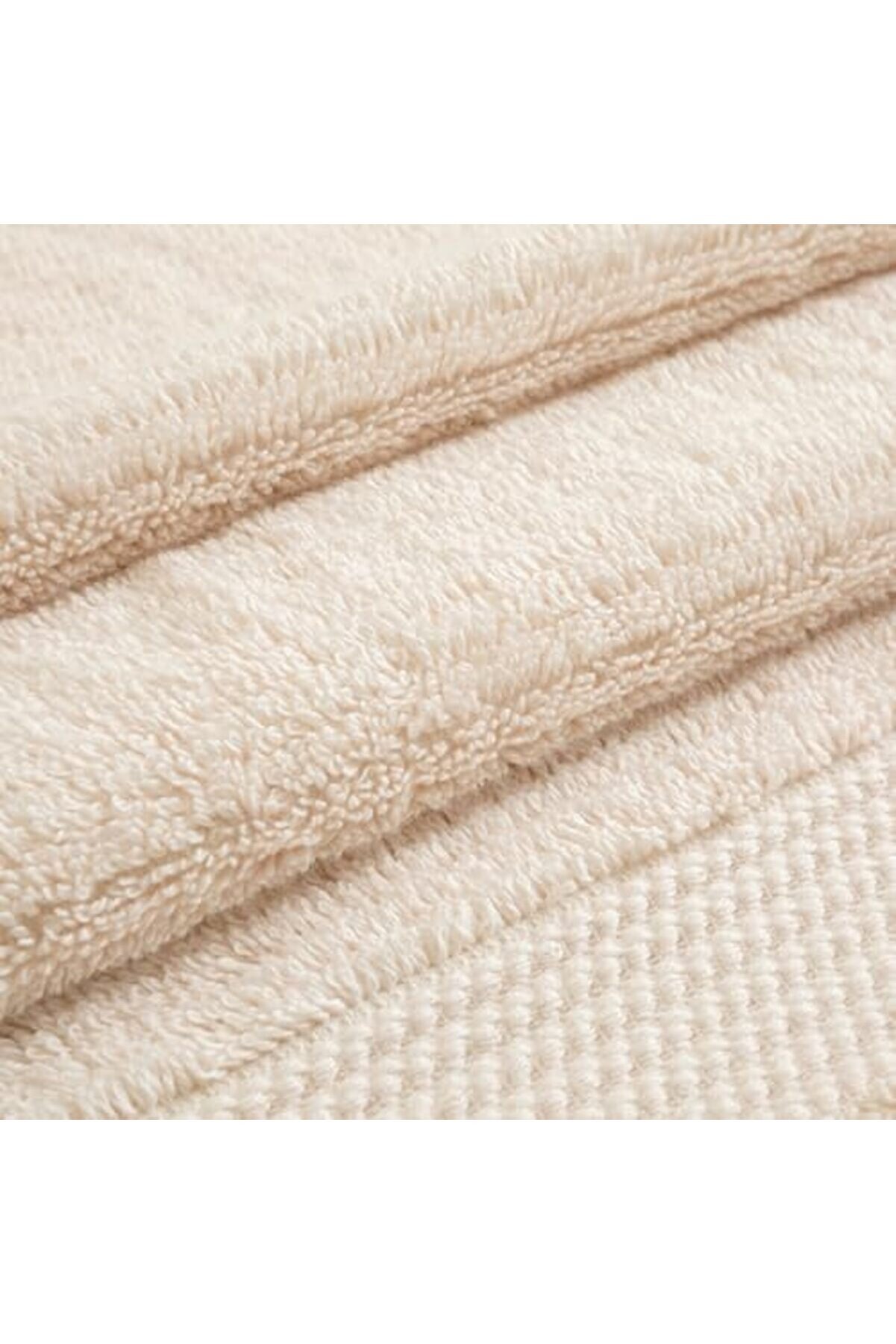 Shopverse Eva Y&uuml;z Havlusu 50X90 Cm A&ccedil;ık Bej Trendfli̇ck 1014773