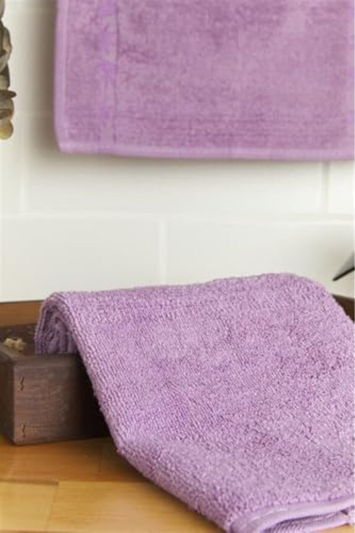 Shopverse El Y&uuml;z Yumuşak Duş Havlusu 50 X 90 Cm - Mor Trendfli̇ck 1014773