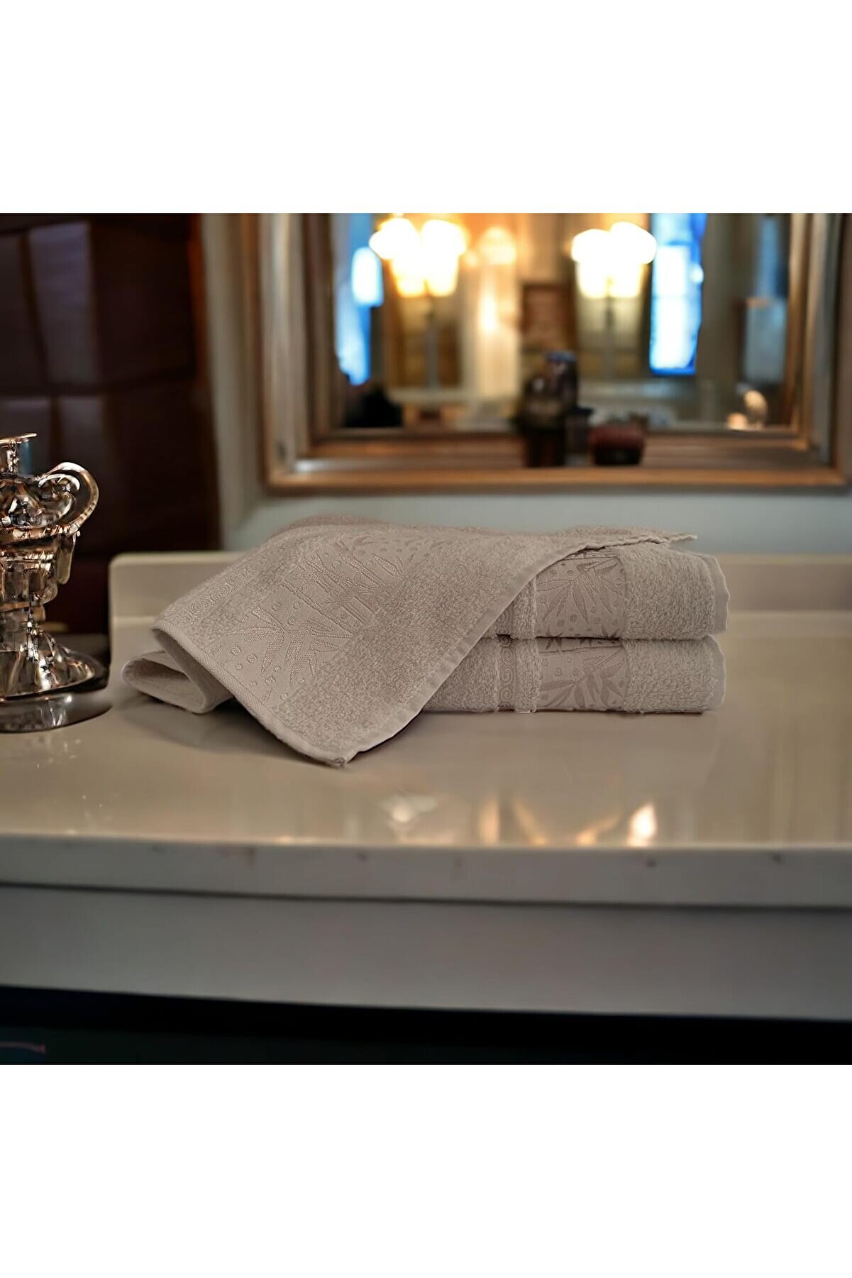 STOREMAX shopverse %100 Bambu Havlu Takımı Vücut Havlusu 90x145 cm, Baş Havlusu 50x85 cm, Ekstra Yumuşaklık (