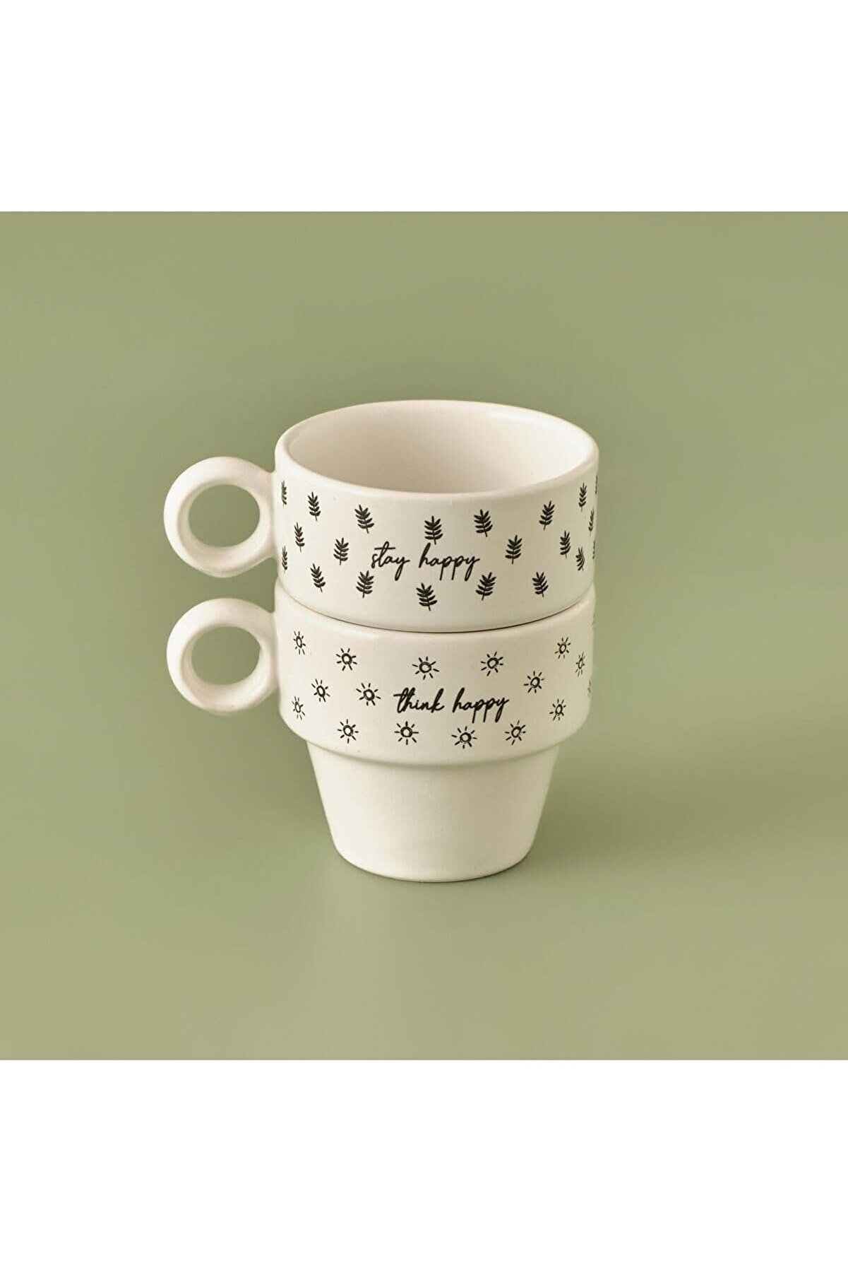 STOREMAX shopverse Seramik Espresso 2'li Kahve Fincanı Seti (105 cc) trendflick 1014773