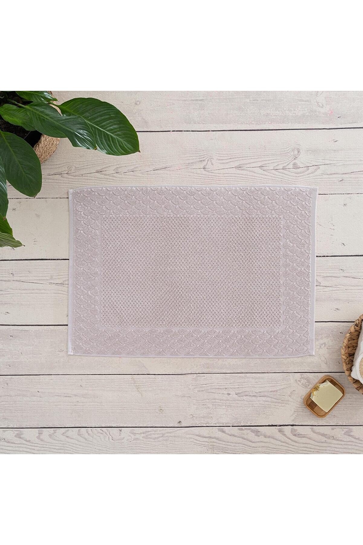 STOREMAX shopverse | Alana | Yumuşak Pamuklu Pirinç Örgü Ayak Havlusu BEJ trendflick 1014773