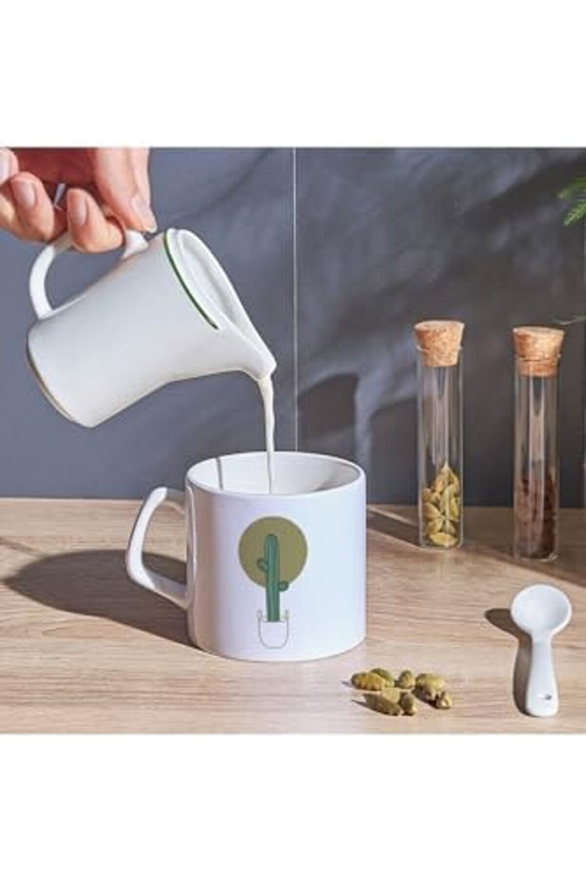 Shopverse Style Kaktus Tasarımlı Kupa Trendfli̇ck 1014773