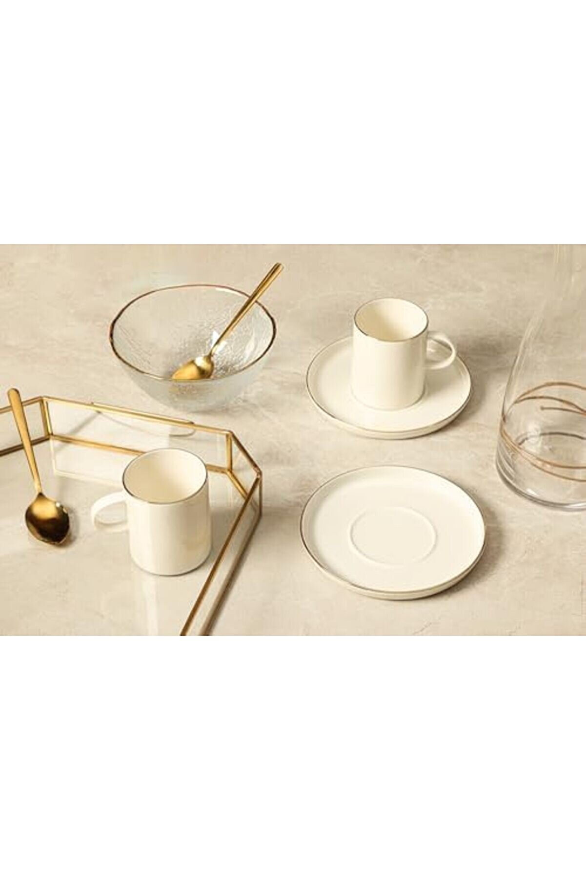 Shopverse Illusi̇on 2 Ki̇şi̇li̇k Çay Fi̇ncan Takımı 200Cc Trendfli̇ck 1014773