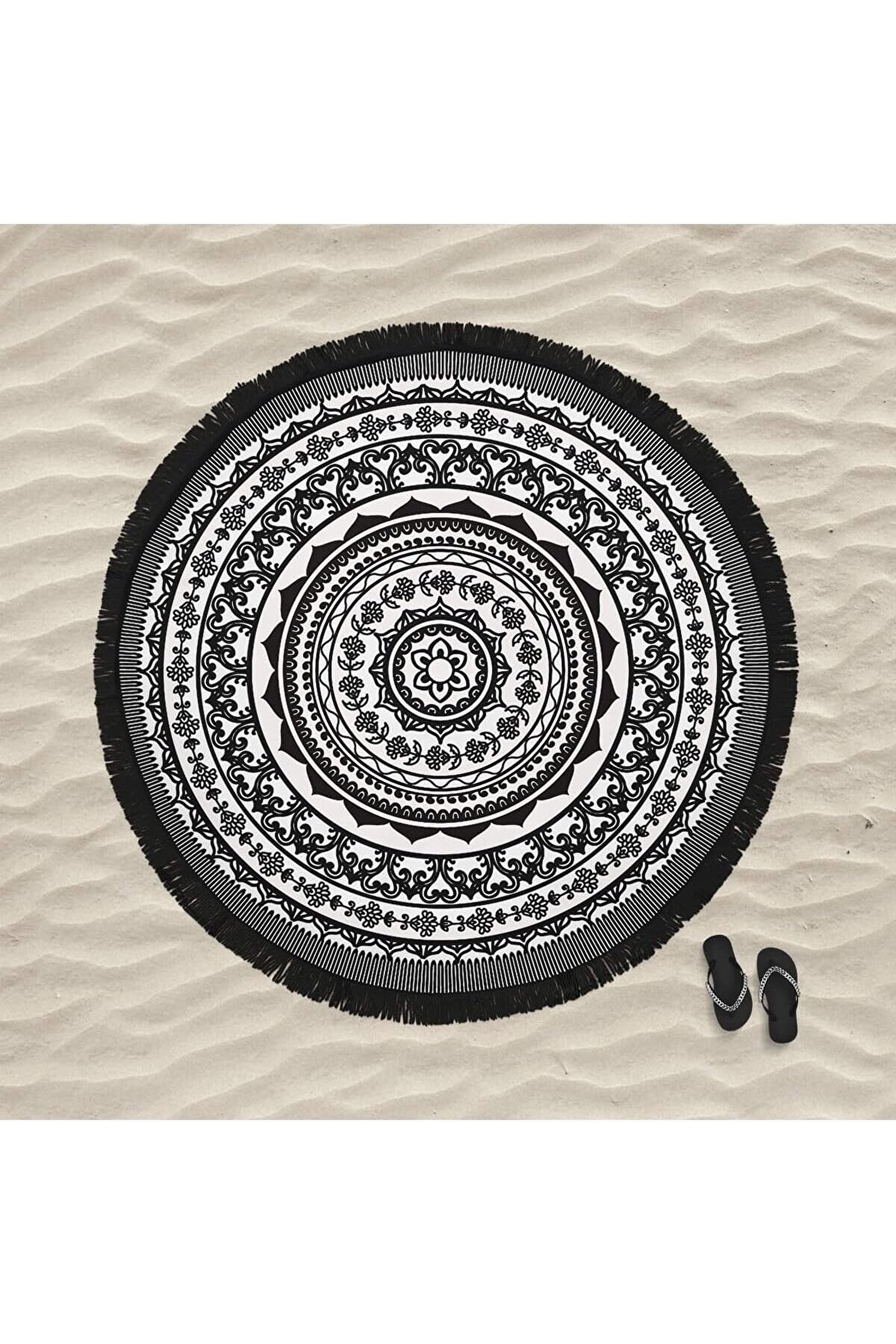 STOREMAX shopverse Mandala 4 Yuvarlak Plaj Havlusu trendflick 1014773