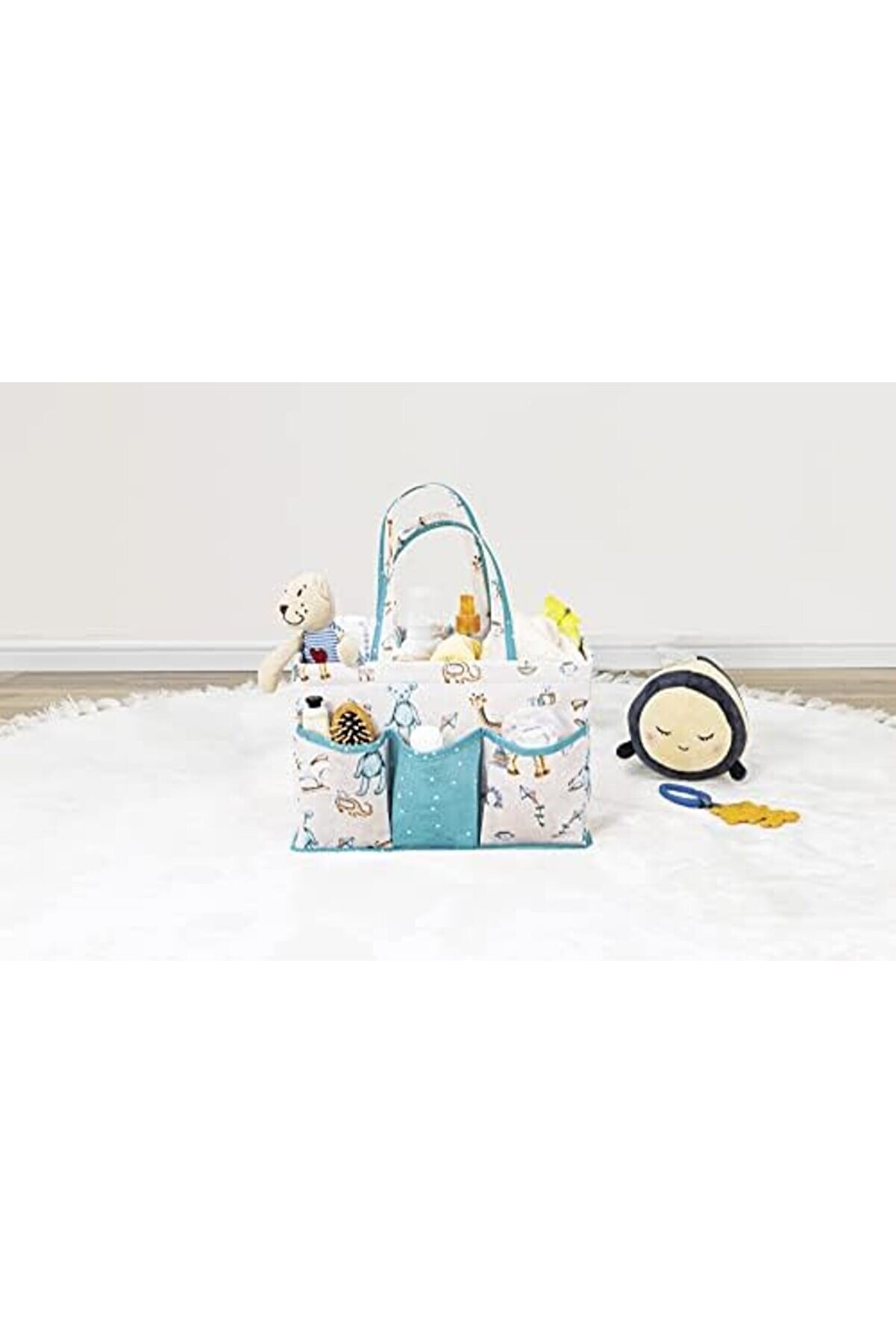 Shopverse Kapısı Başucu Düzenleyi̇ci̇ Bakım Çantası Organi̇zer (Mavi̇) Trendfli̇ck 1014773