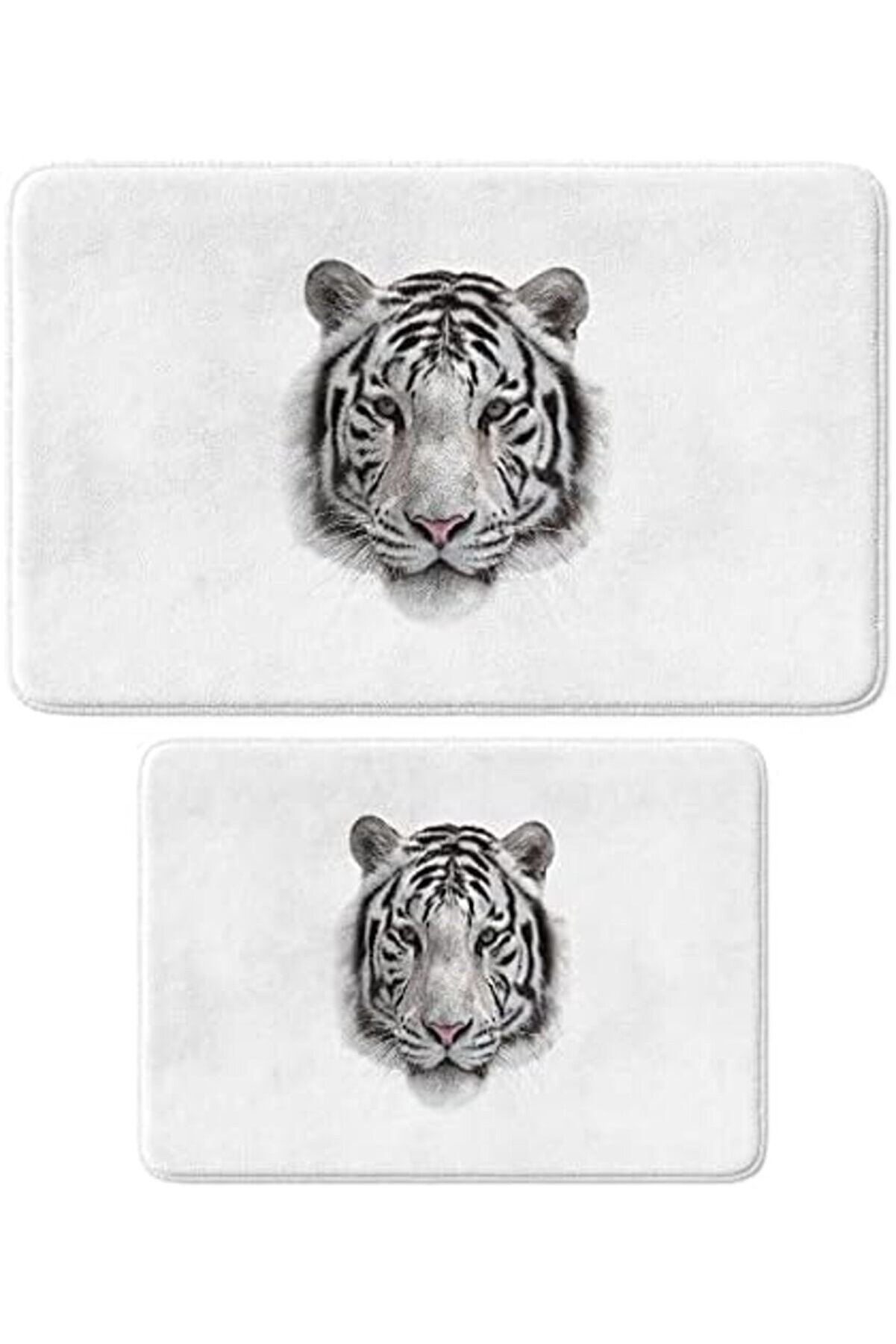 Shopverse Sevi̇mli̇ Tasarımlı Mi̇krofi̇ber Paspası, Kaymaz Taban, Yıkanabi̇li̇r (148_Bpsm, 2 Li̇ Takım