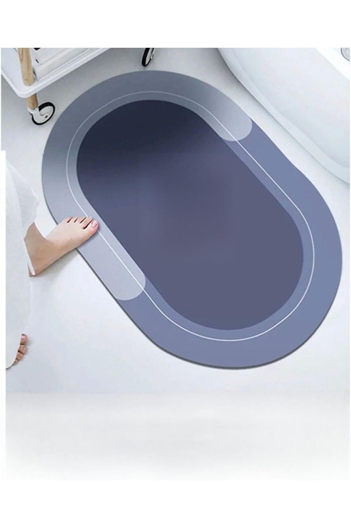 STOREMAX shopverse Özel Sihirli Su Emici Paspası Kaymaz Tabanlı Abdest Paspası 3,5 Mm 40X60 trendflick 101477