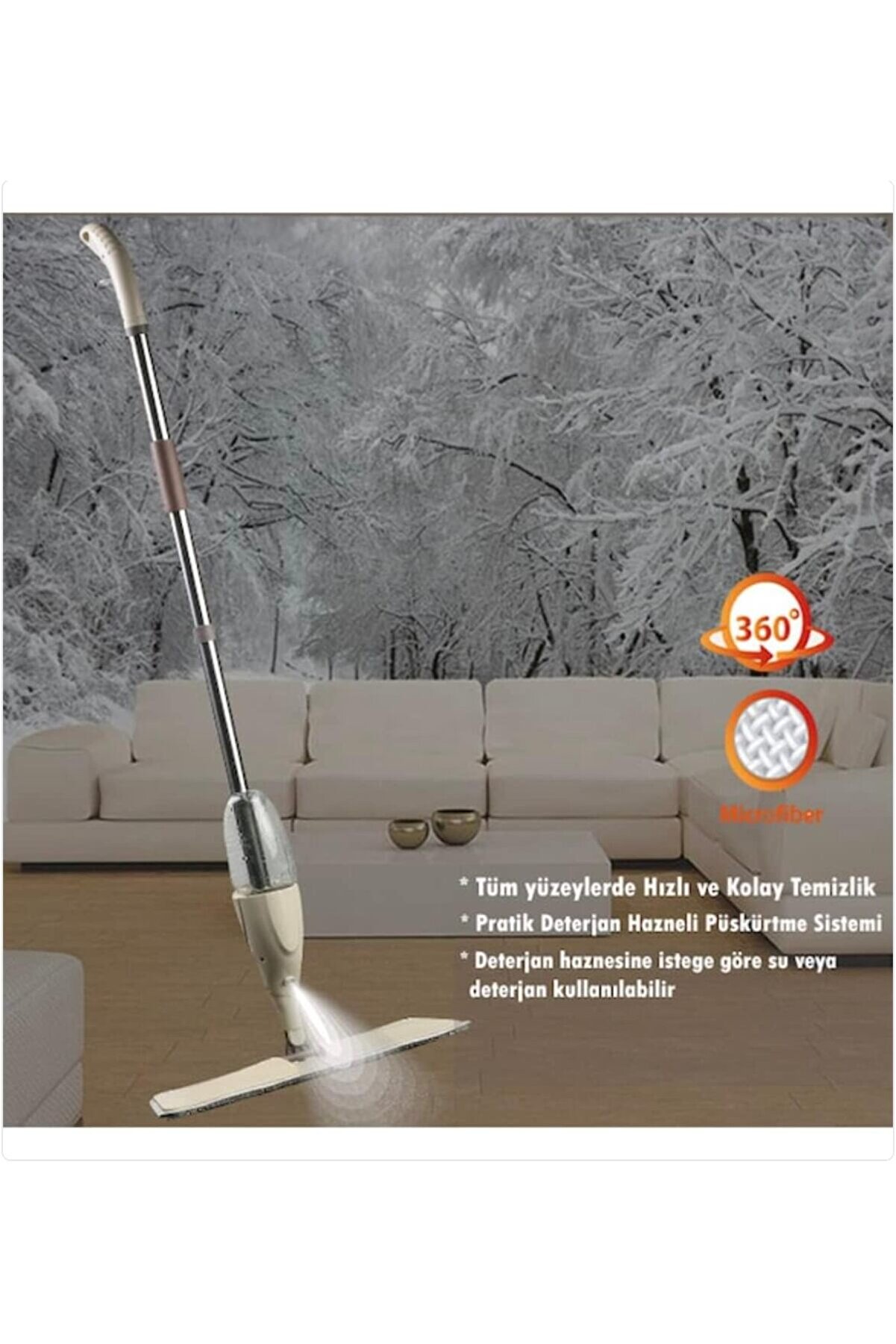 STOREMAX shopverse Sprey Mop +1 Yedek Bezli (Beyaz) trendflick 1014773