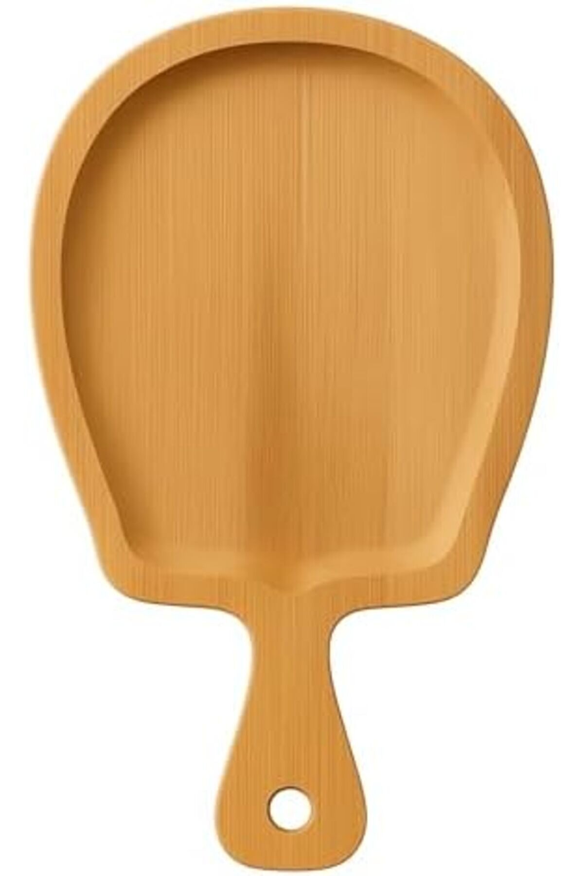 Buyflai̇r Hi̇gh-Tech Bambu Sunum Tabağı &ndash; Ahşap Servi̇s Tahtası, Şık Saplı Sunum Tepsi̇si̇, &Ccedil;evre Dostu M