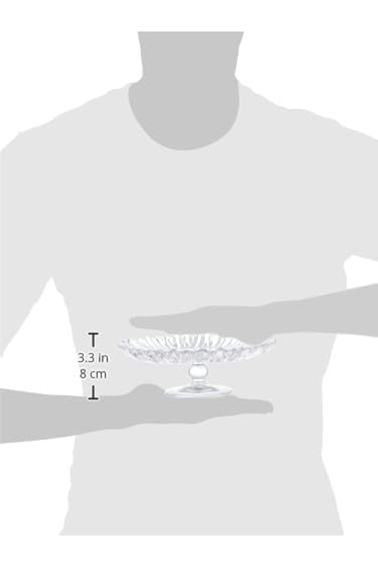 Shopverse Glaskuchenstaender Mod. 20,5 Cm Trendfli̇ck 1014773
