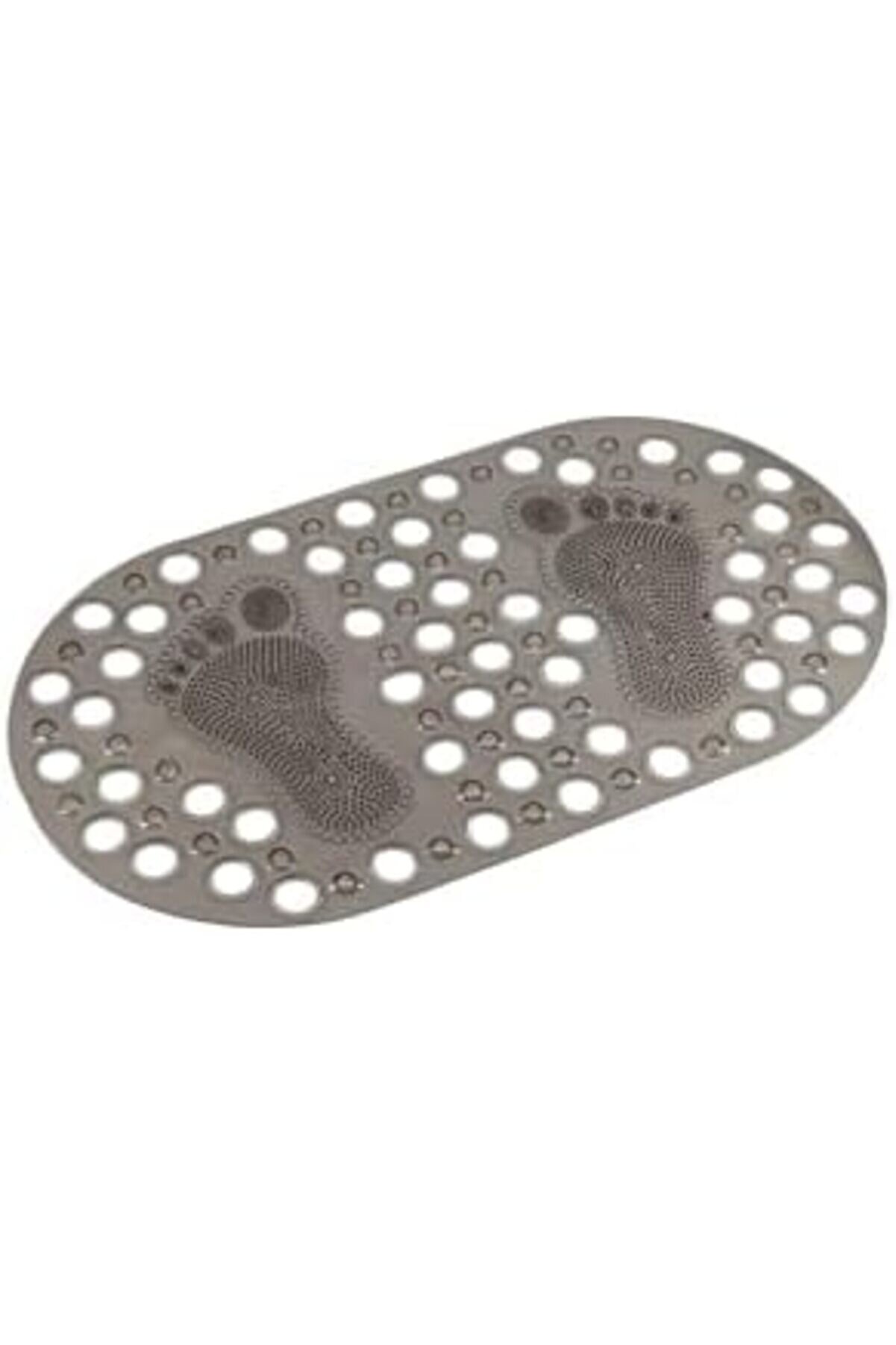 Shopverse Mark Premi̇um Seri̇si̇ - Küvet İçi̇ Kaydırmaz Ayak Desenli̇ Paspas 66,5 X 36,5 Cm, Si̇yah Trendf