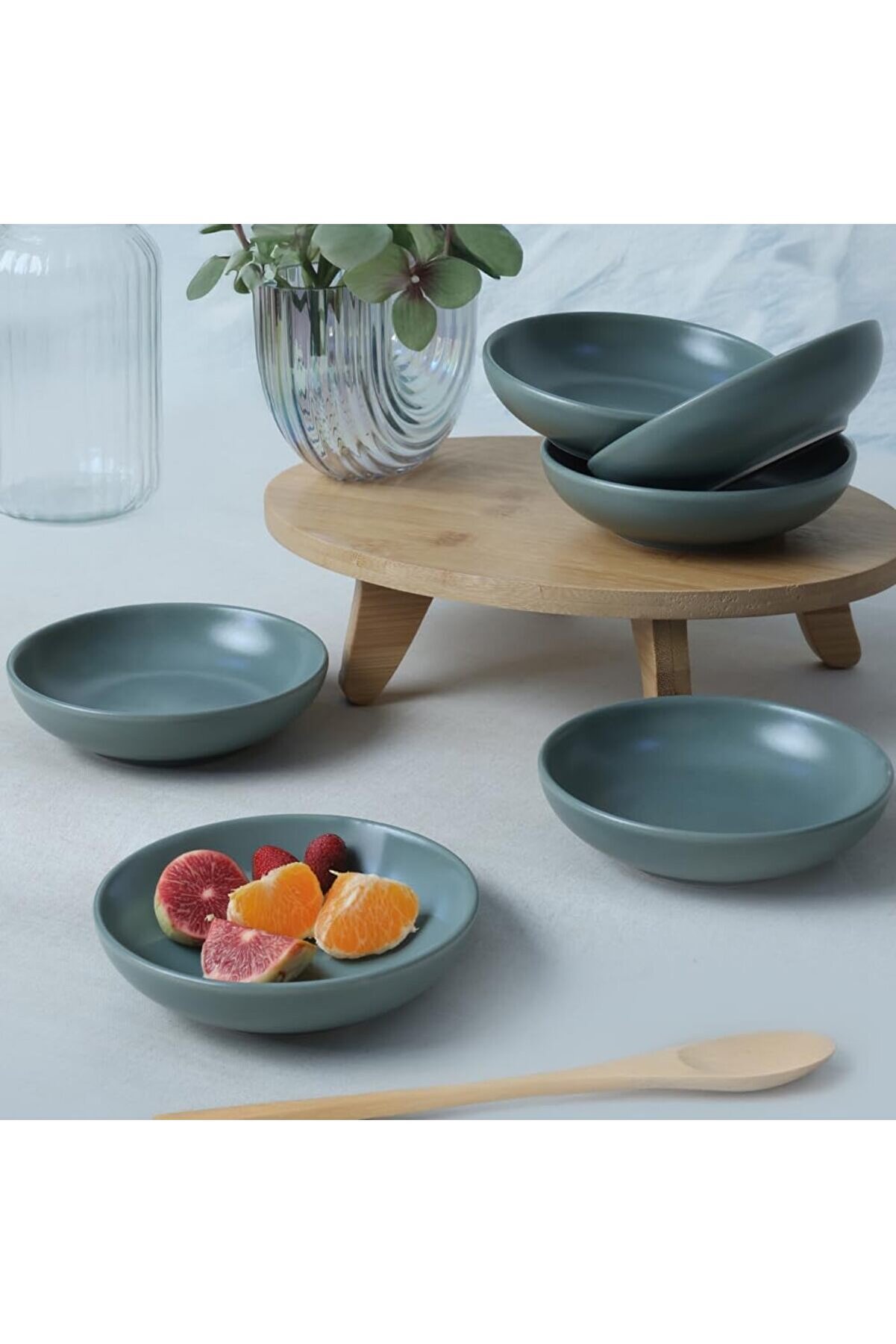 STOREMAX shopverse Mat Yeşil Halka Çerezlik/Sosluk 13 Cm 6 Adet 322 trendflick 1014773