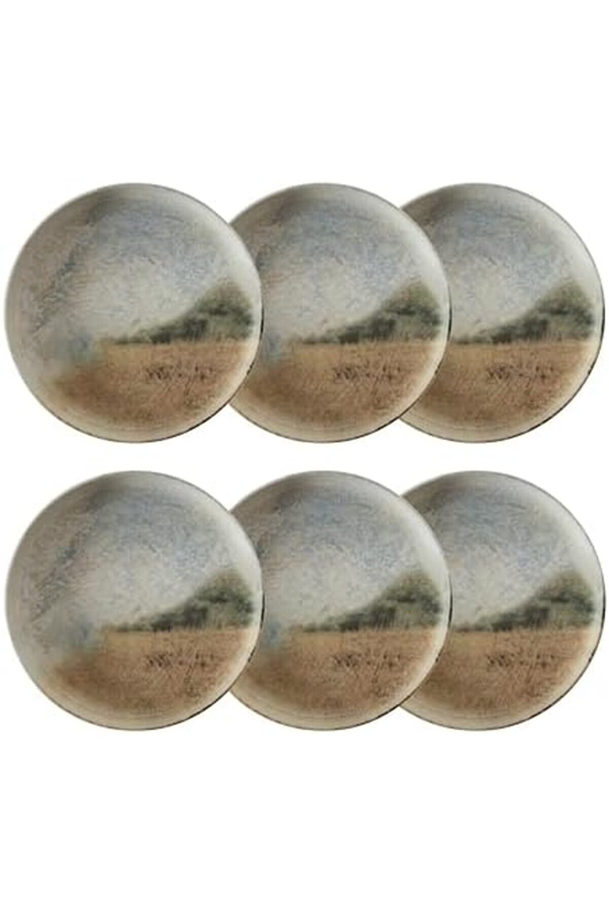 Shopverse Concept Çukur Tabak Seti̇ 23 Cm, 6 Lı Trendfli̇ck 1014773