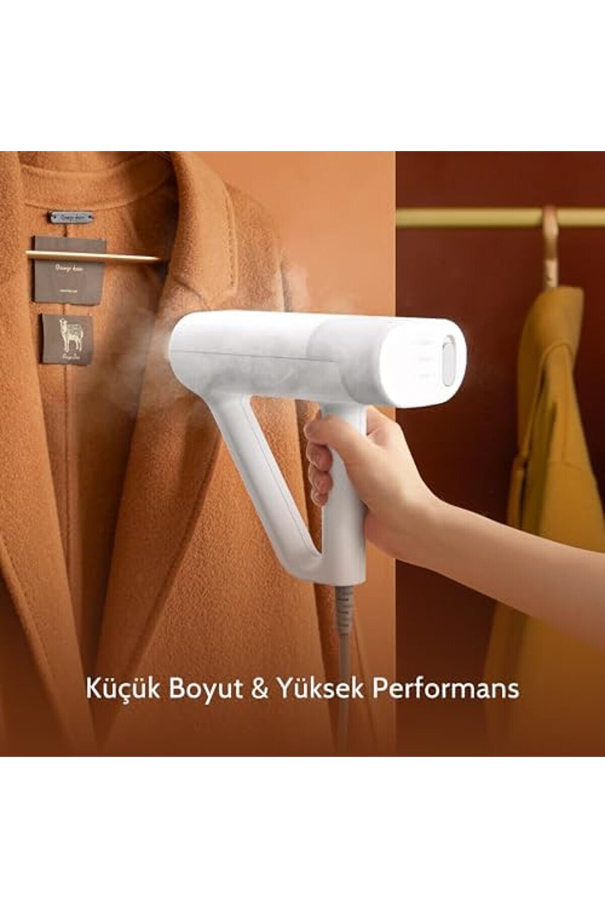 Shopverse Dem-Hs100 Buharlı Portati̇f Di̇key Ütü Trendfli̇ck 1014773