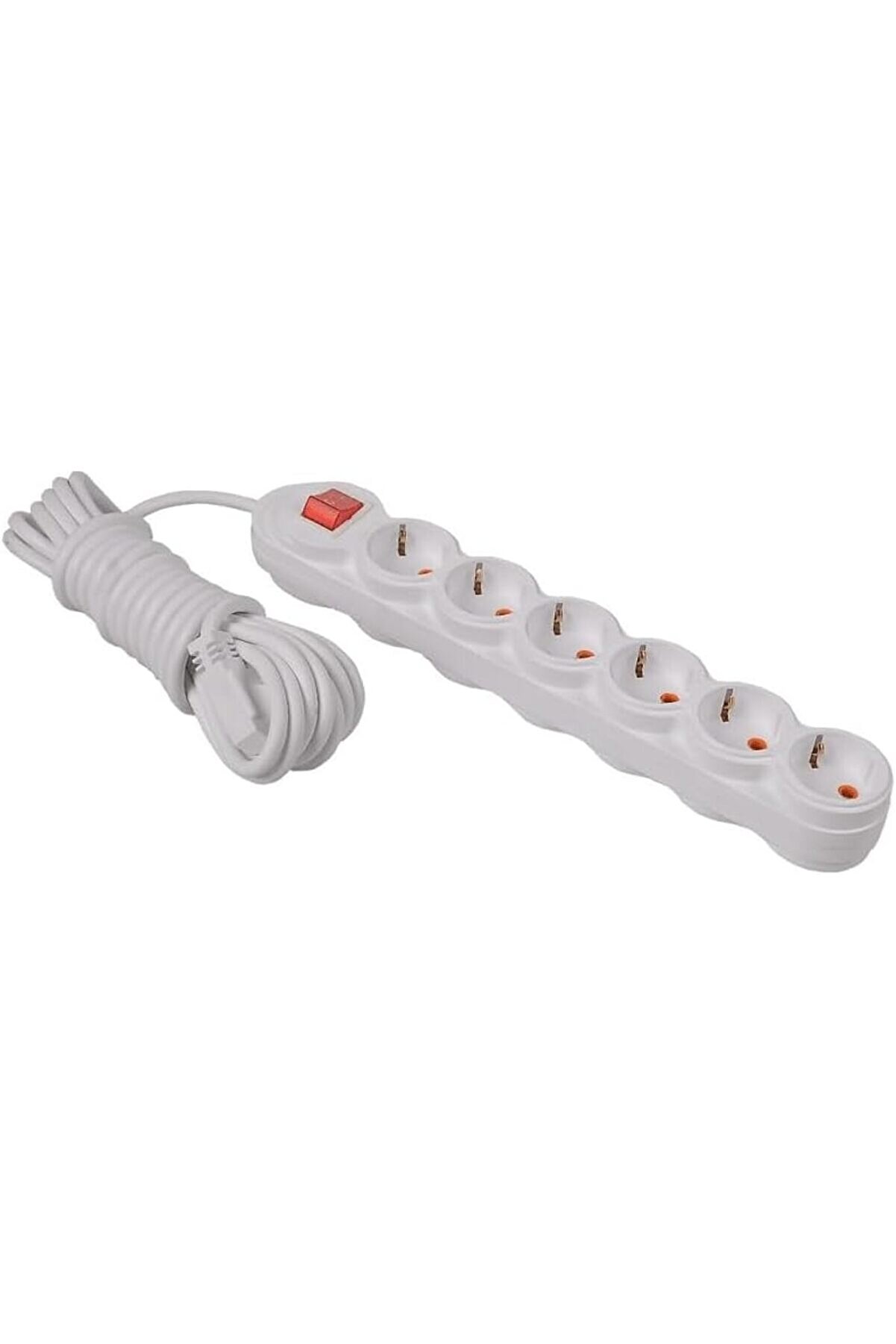 STOREMAX shopverse 3 M Çocuk Korumalı Tuş Kapamalı Topraklı Anahtarlı Priz Beyaz trendflick 1014773