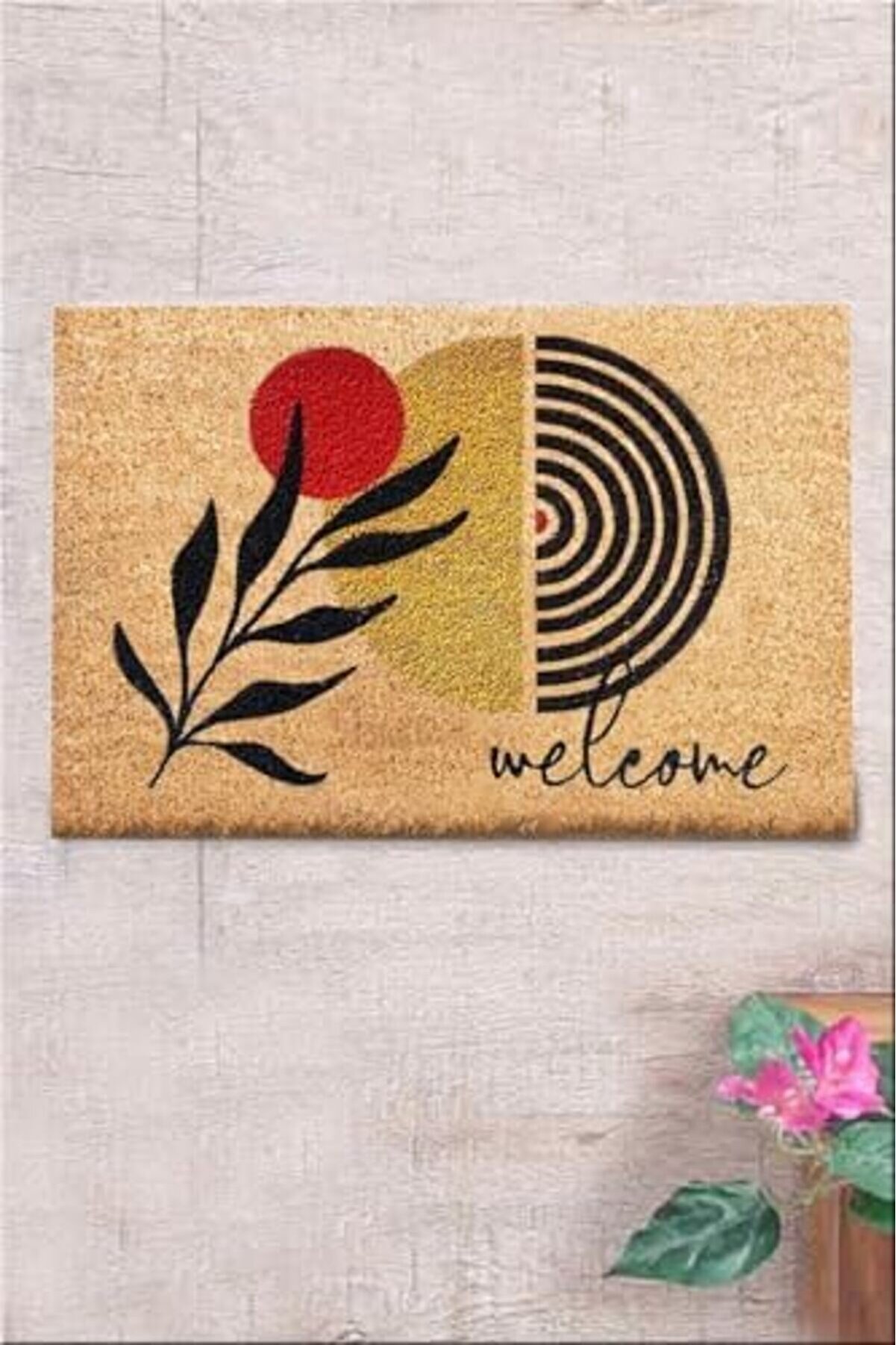 Shopverse Coco Ari̇ghe 40X60 Cm Koko Kıl Paspas,Hi̇ndi̇stan Kapı Önü Paspası Trendfli̇ck 1014773