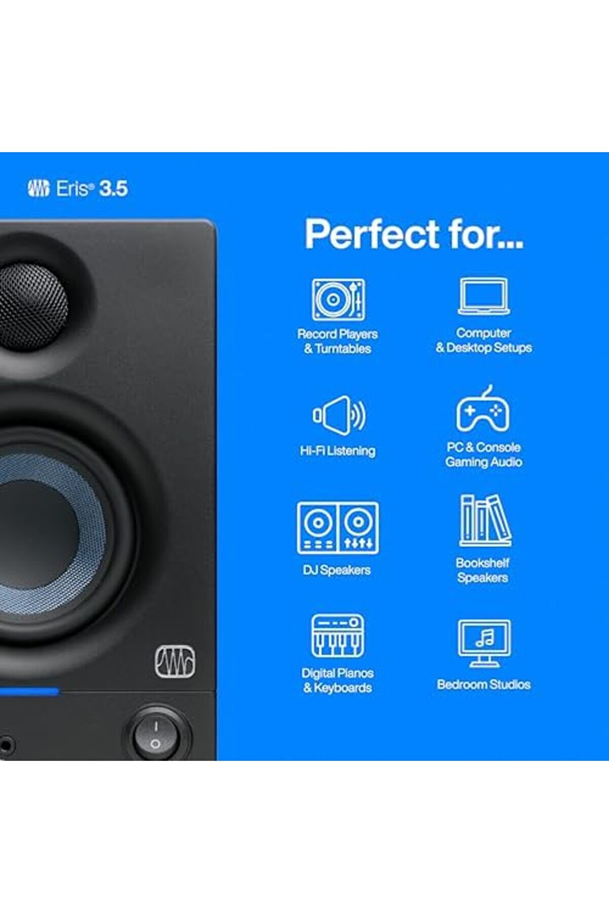 Shopverse Eri̇s 3.5 (2. Nesi̇l) | 3.5" Medya Referans Moni̇tör, 50 Watt Trendfli̇ck 1014773