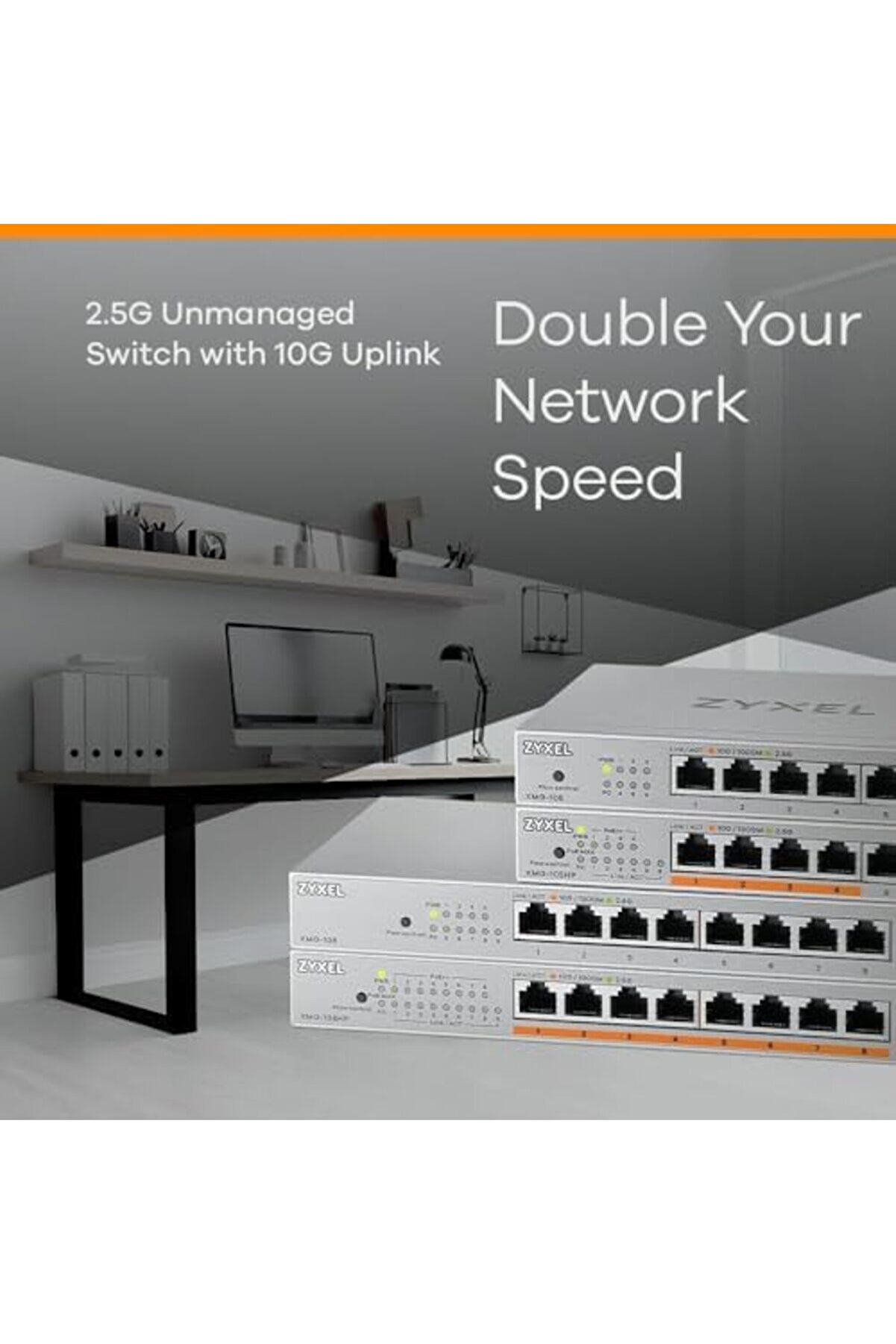 Shopverse 5-Port 2.5G Multi̇-Gi̇g Unmanaged Swi̇tch | 1 X 10G Sfp+ | Desktop/ Mount Trendfli̇ck 1014773