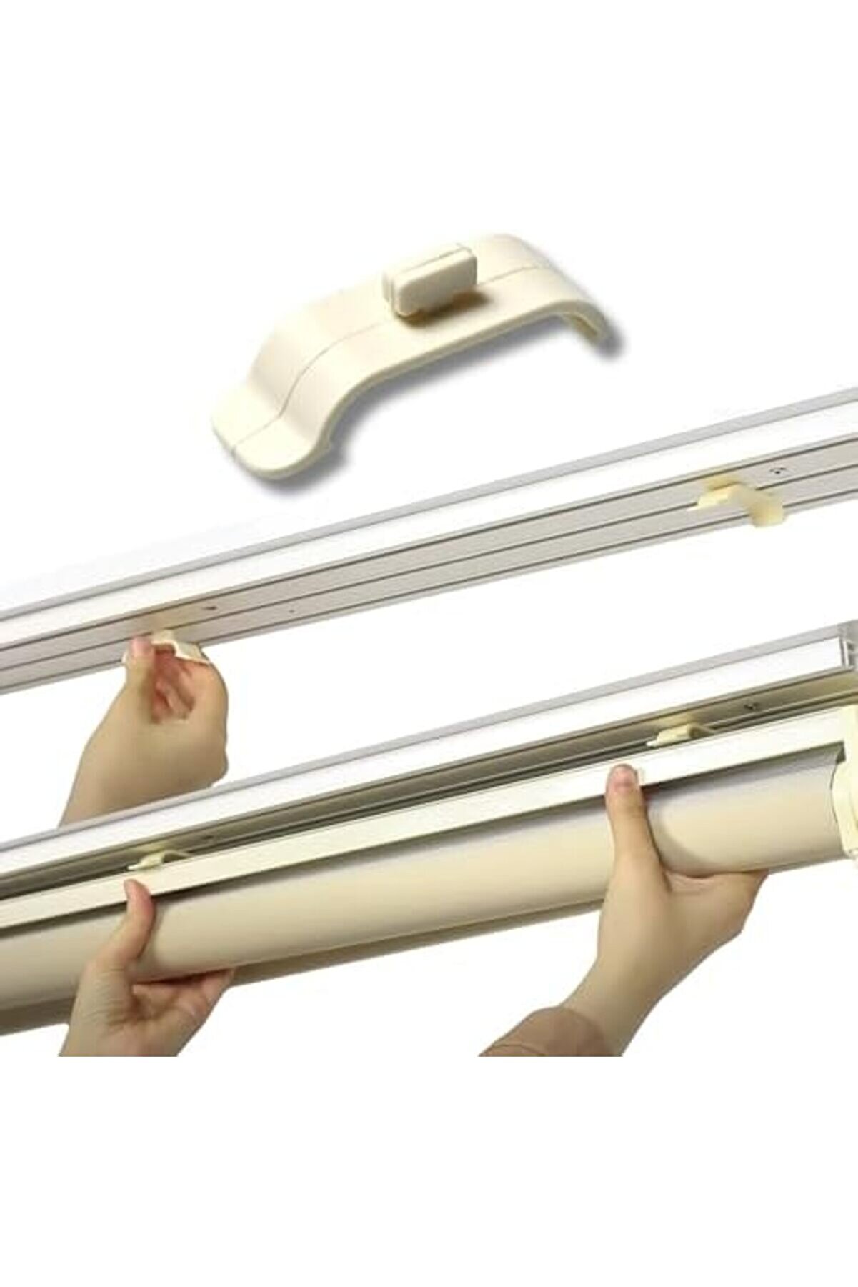 Shopverse Zebra Korni̇şe Takma Aparatı B&uuml;y&uuml;k Boy Kali̇teli̇ 10 Adet Trendfli̇ck 1014773