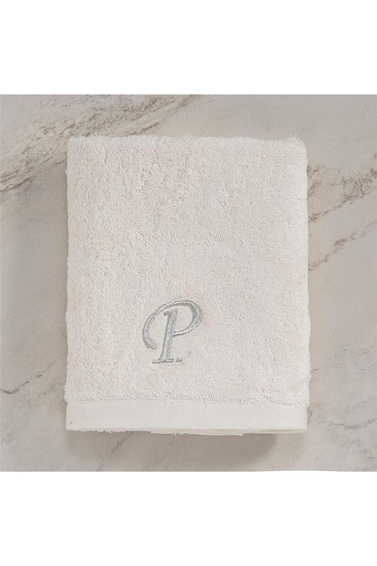 STOREMAX shopverse Nakışlı Yüz Havlusu 50x90 cm Ekru trendflick 1014773