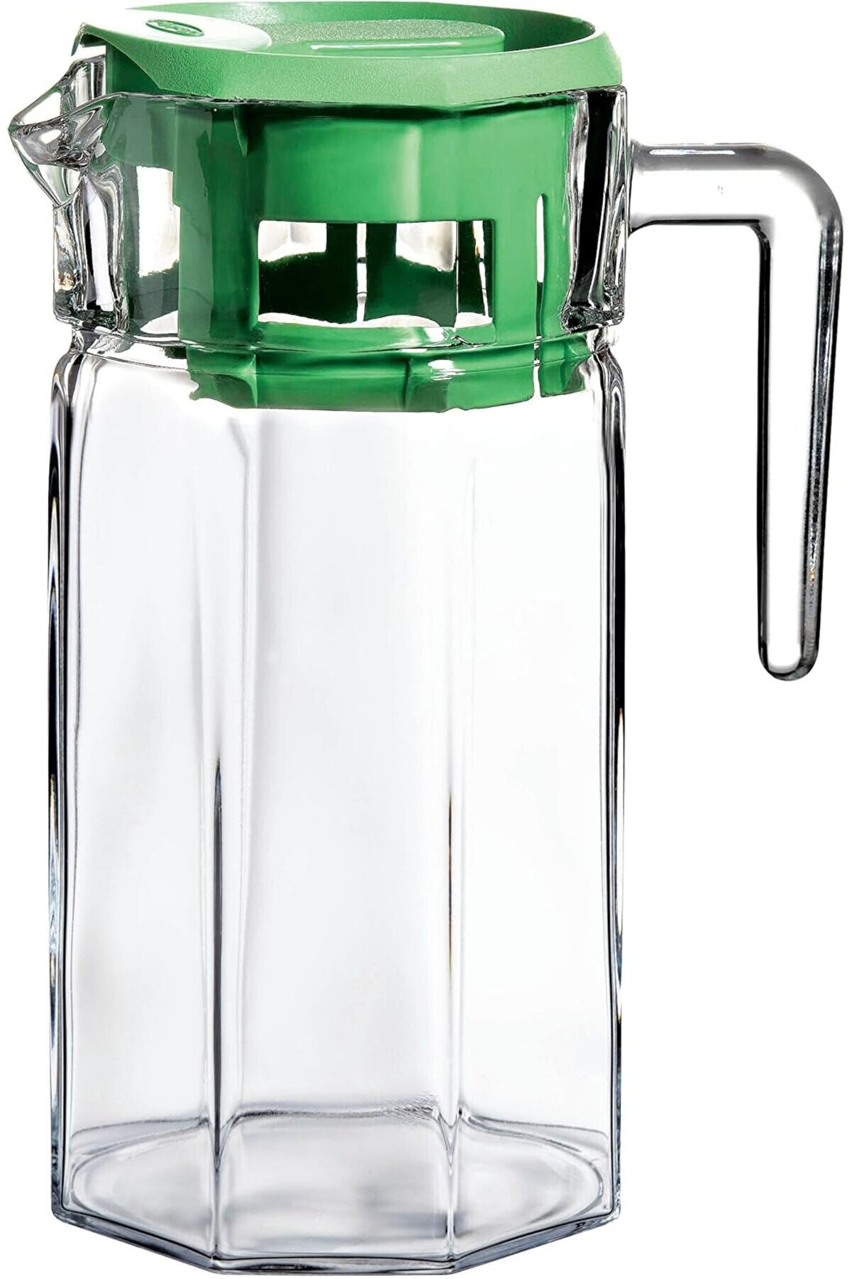 STOREMAX shopverse Plastik Petrol Yeşili Kapaklı Kösem Sürahi 1250 CC trendflick 1014773