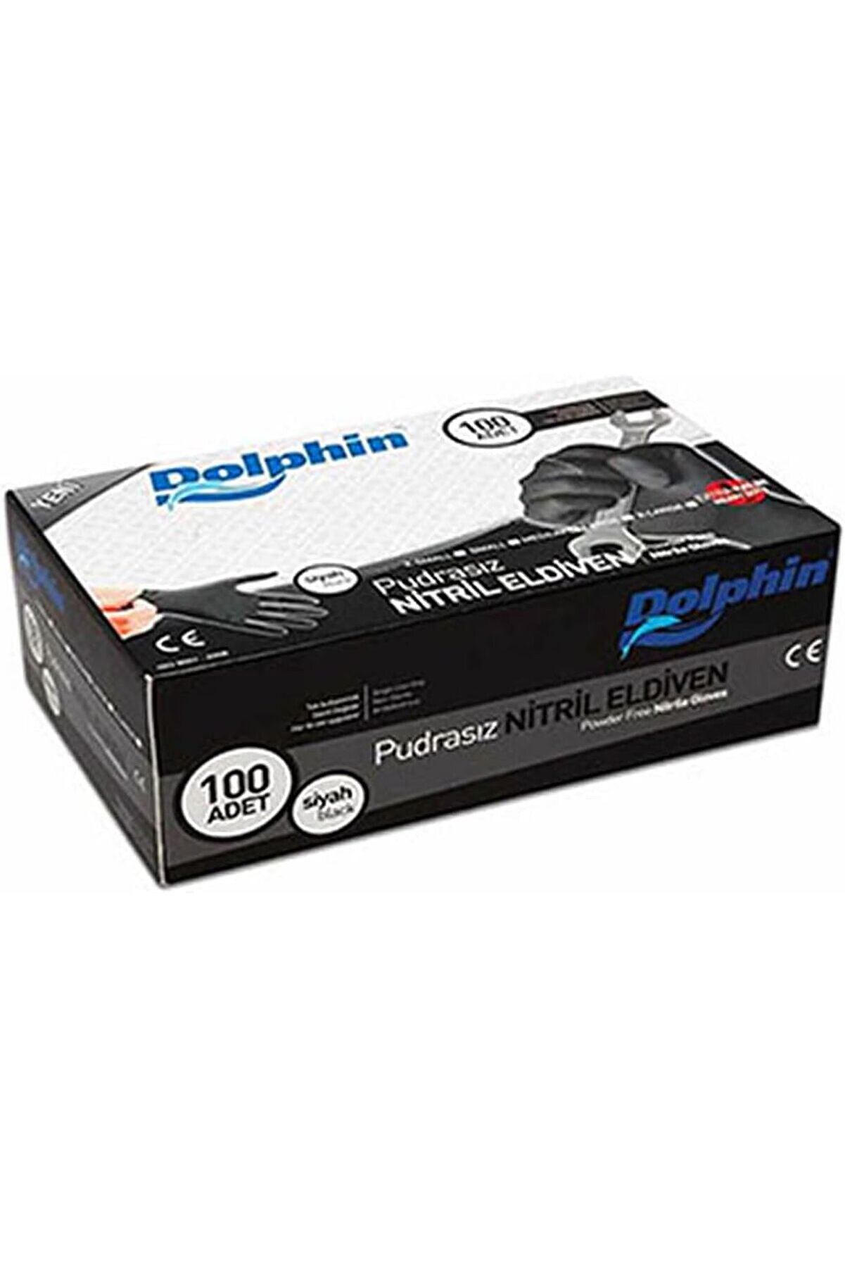 STOREMAX shopverse Siyah Nitril Eldiven Pudrasız Kalın (XL) 100 Adet trendflick 1014773