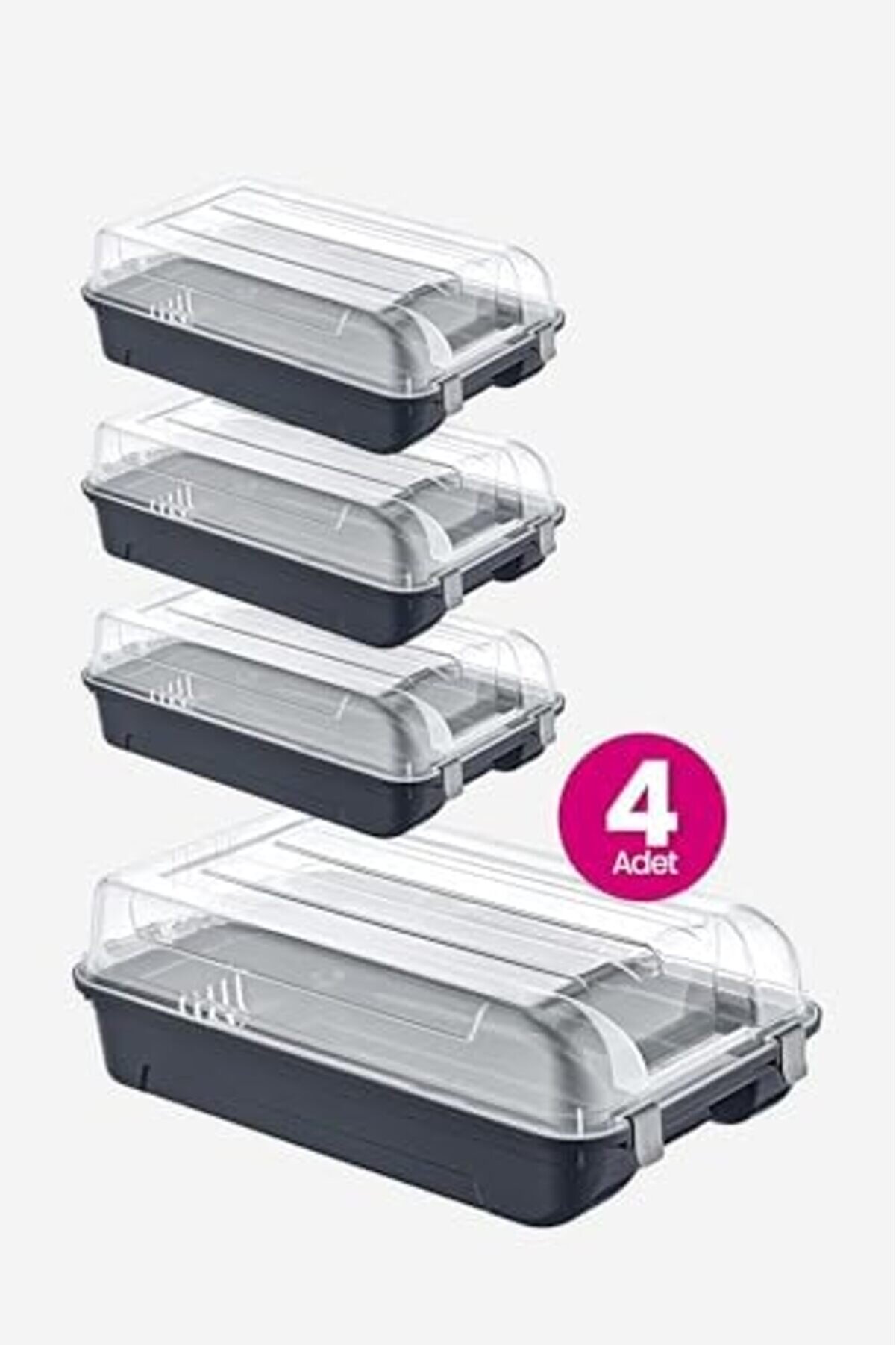 Shopverse 4 Lü Set Kadın Ayakkabı Kutusu Trendfli̇ck 1014773