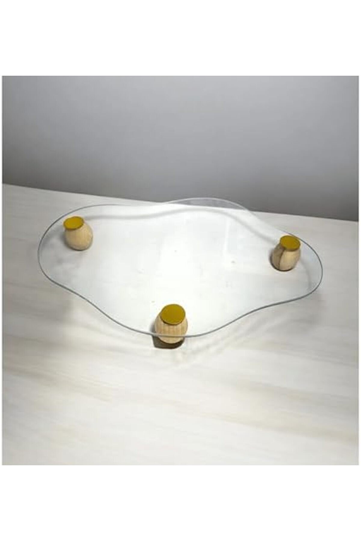 Shopverse Ayaklı Cam Sunum Tepsi̇ 25X32 Şık Tasarım Trendfli̇ck 1014773