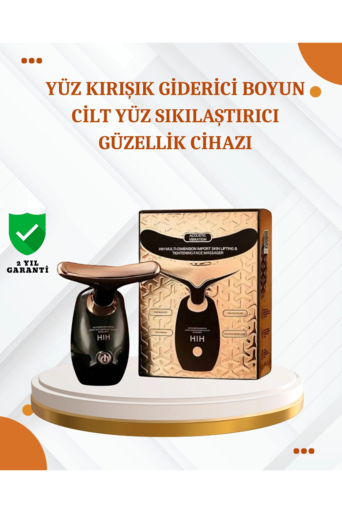 gizmurstore G&ouml;z Altı Serinletici Y&uuml;z Masaj Cihazı &ndash; Serum Emilimini Artırır