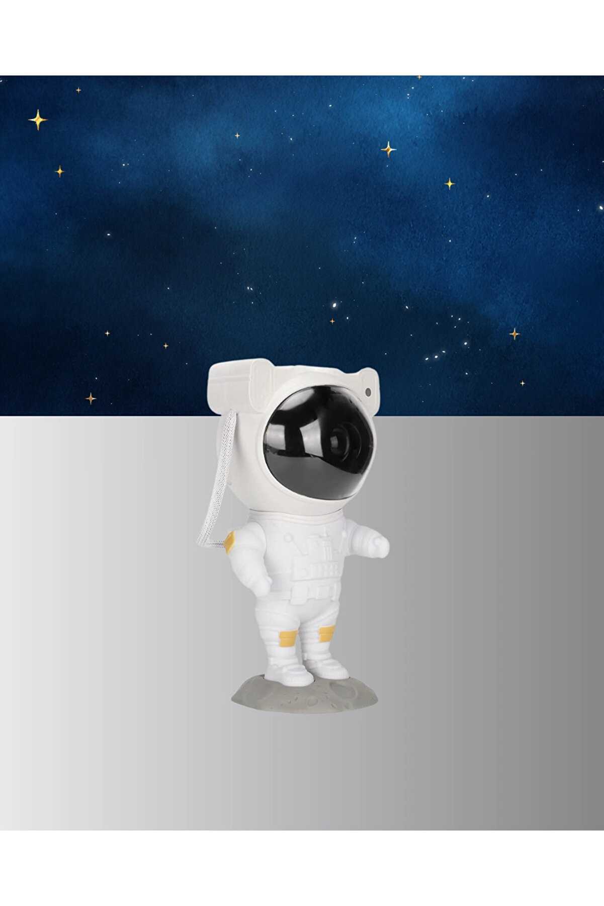 8 Efektli̇ Astronot Galaxy Projektör Uzaktan Kumandalı Led Gece Lambası