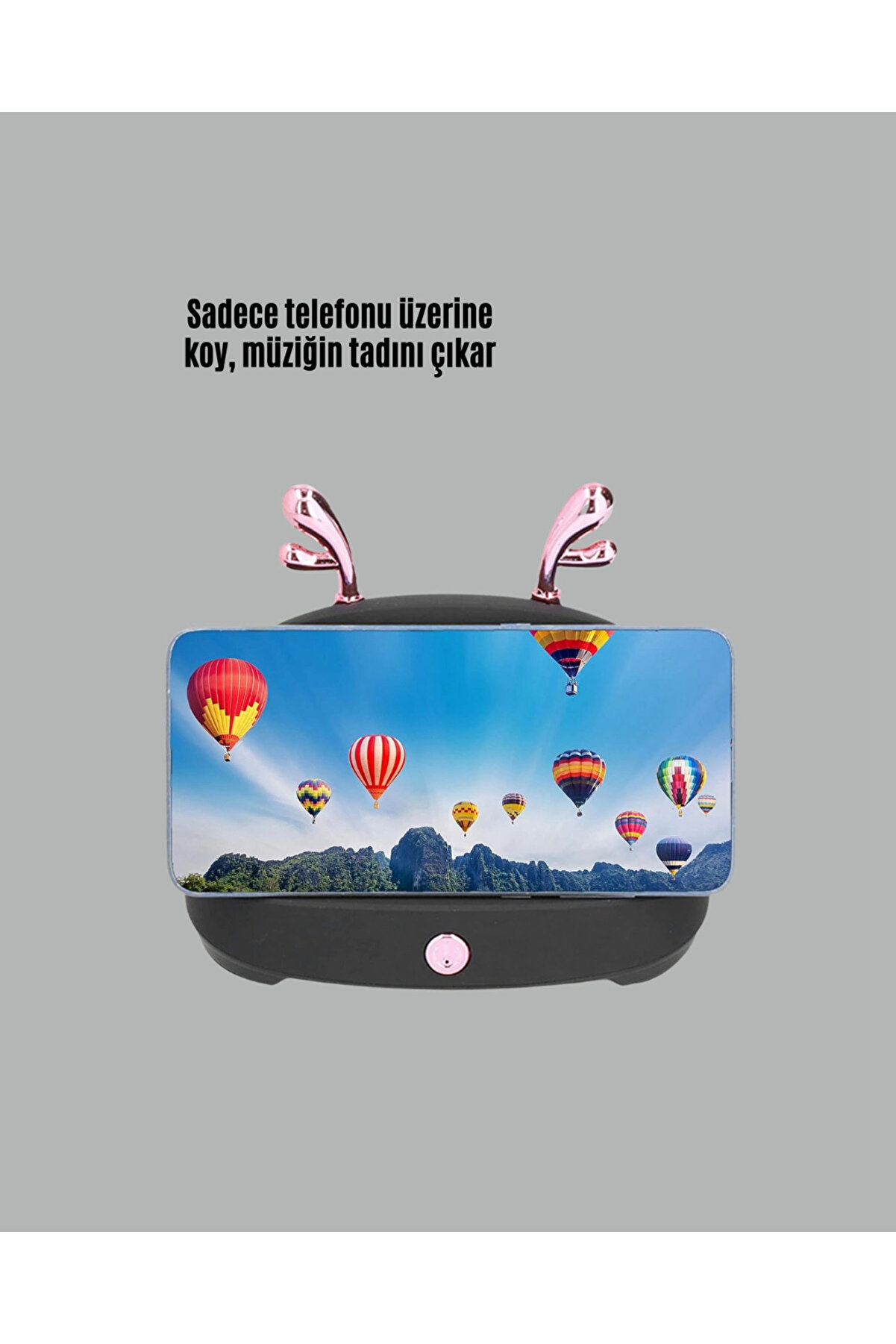 Kablosuz Telefon Tutucu Ve Bluetooth Hoparlör – Prati̇k Ve Şık Ses Çözümü