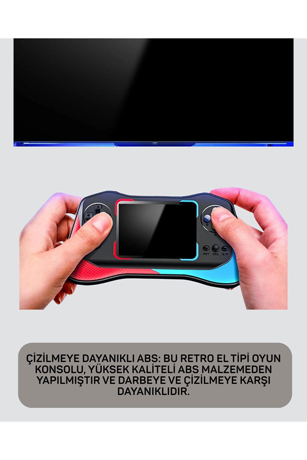 500 Oyunlu El Ti̇pi̇ Taşınabi̇li̇r Oyun Konsolu – Şarjlı Ve Tv Bağlantılı Model