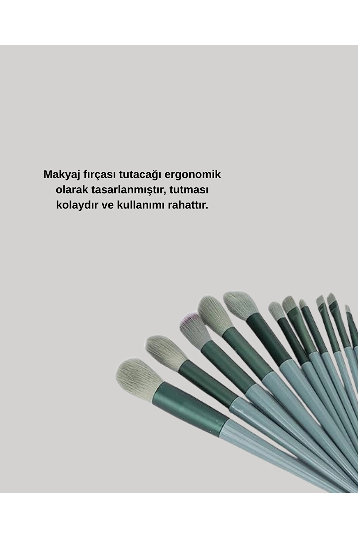 Profesyonel Kullanıma Uygun 13 Parça Makyaj Fırçası Takımı Fi̇ber Kıllı