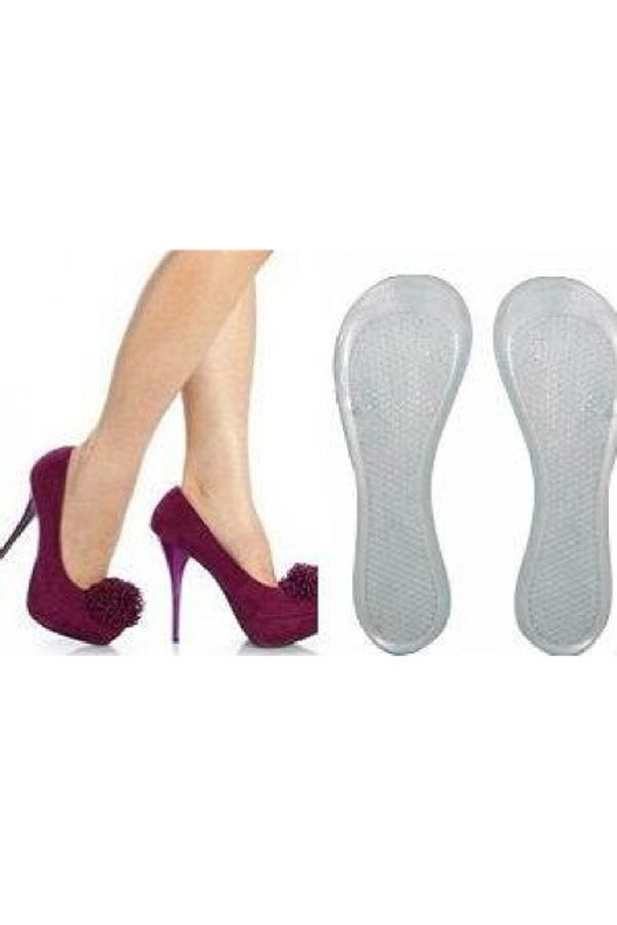 Go İthalat Şeffaf Ayak Tabanlık Tam Boy (4940)