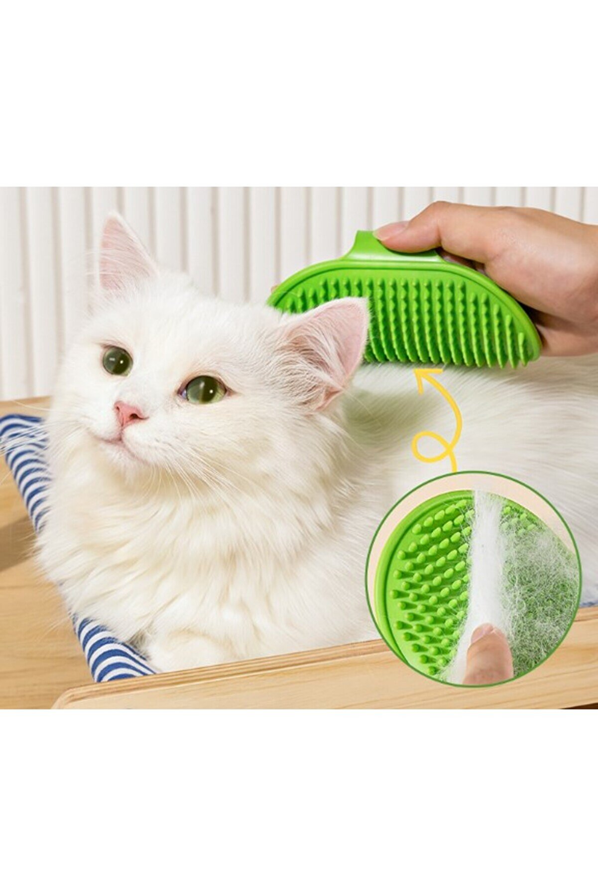 Go İthalat Hayvan T&uuml;y Toplama Yıkama Ve K&ouml;şe Kaşınma Si̇li̇kon Fır&ccedil;ası (4457)