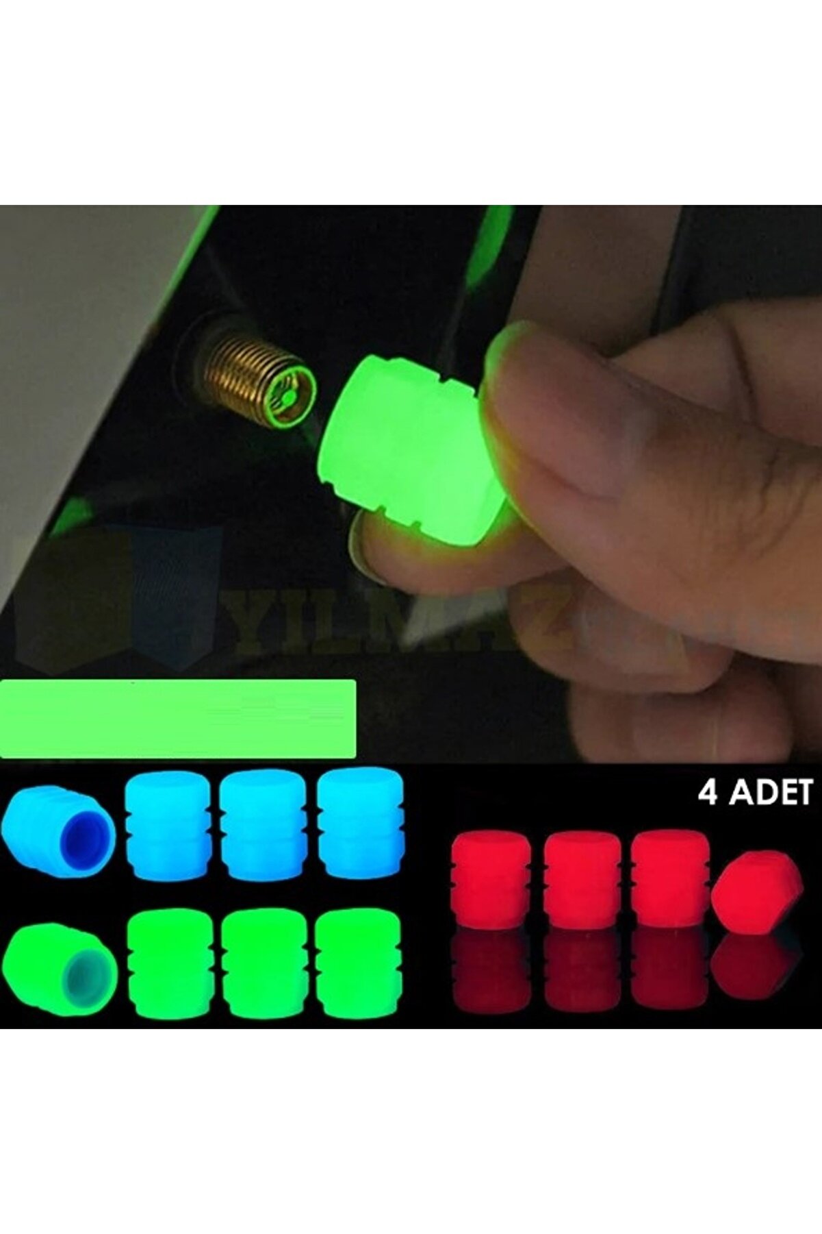 Go İthalat Fosforlu Si̇bop Kapağı 3 Renk (4457)