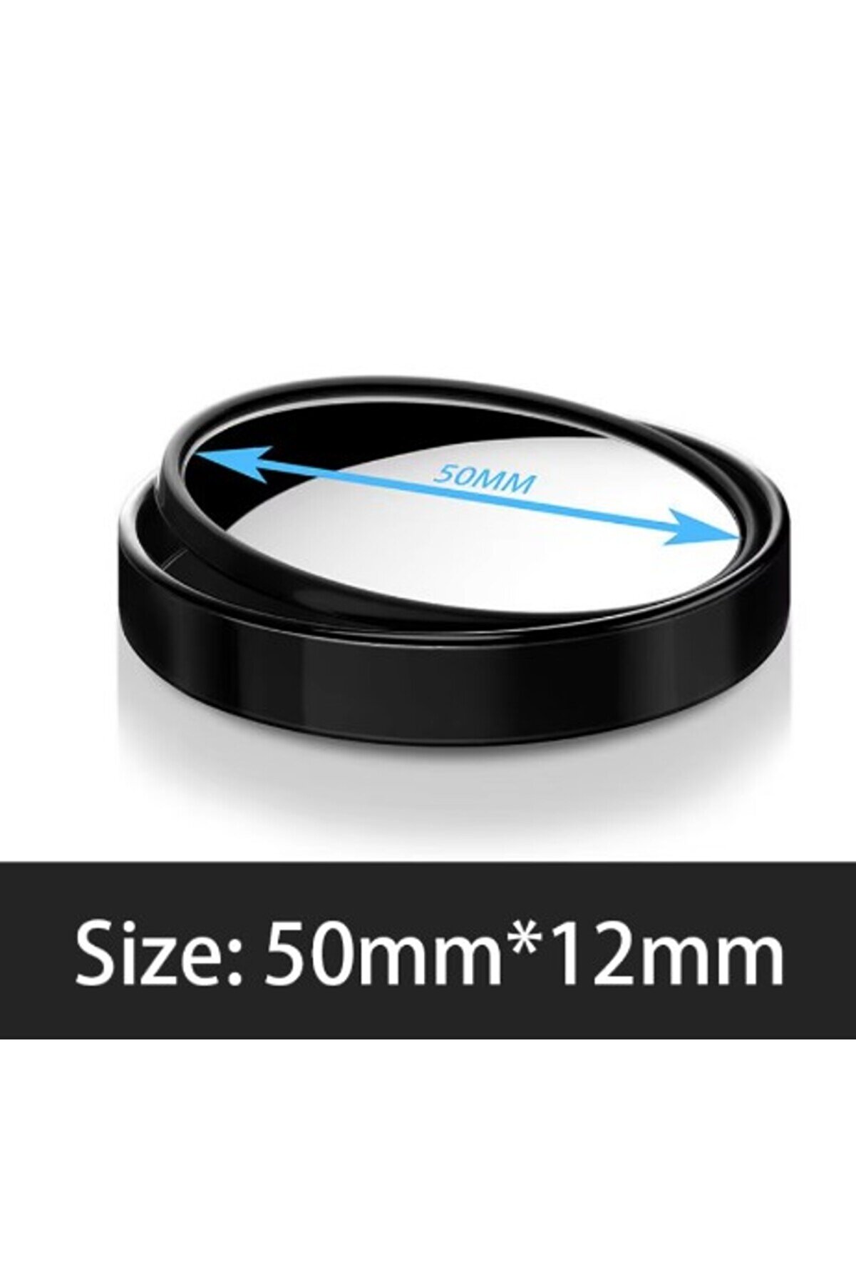 Go İthalat Ayarlanabi̇li̇r K&ouml;r Nokta Aynası Si̇yah 2 Adet (4457)