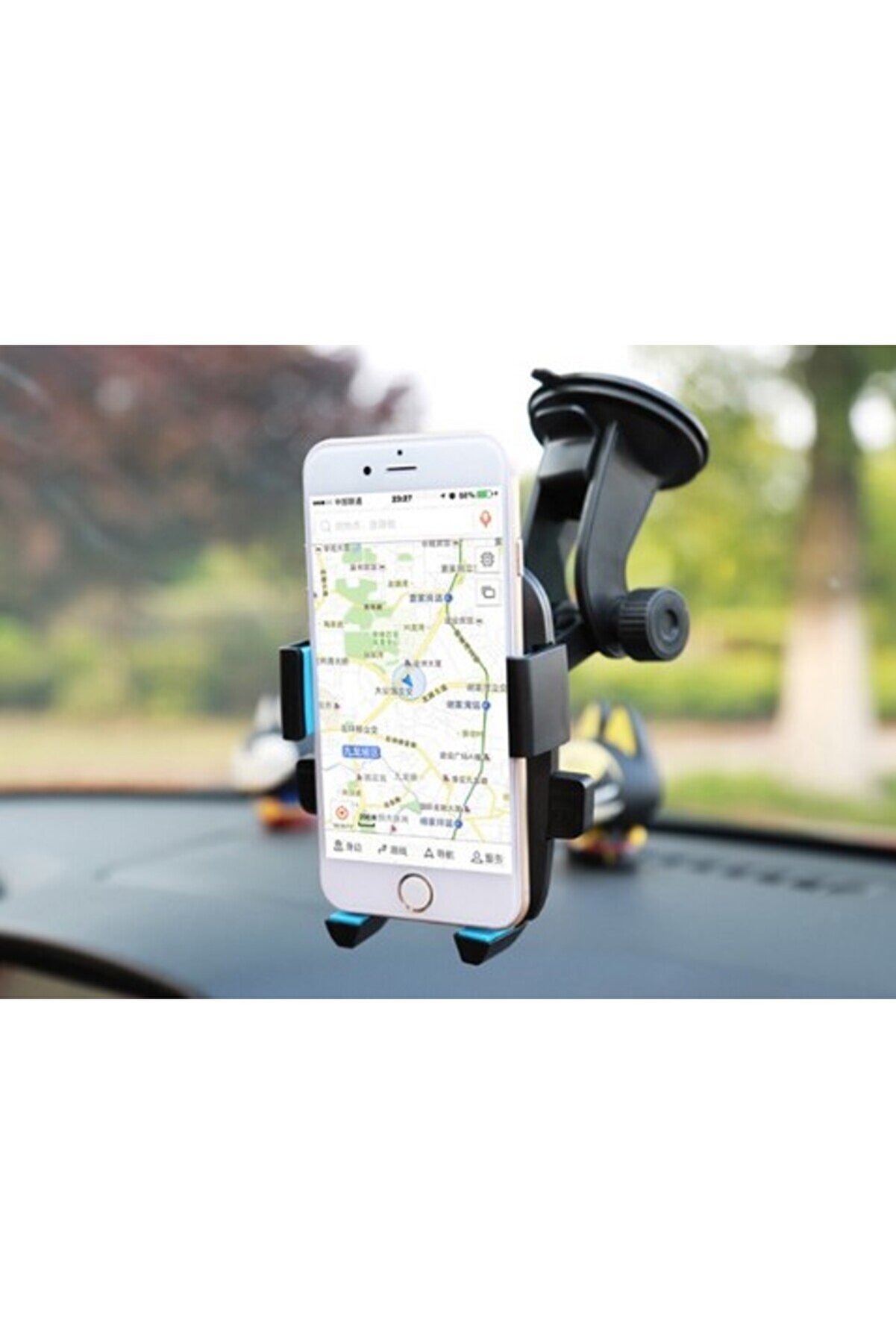 Go İthalat Ara&ccedil; İ&ccedil;i̇ Cam Ve Torpi̇do Vantuzlu Telefon Tutucu (4457)