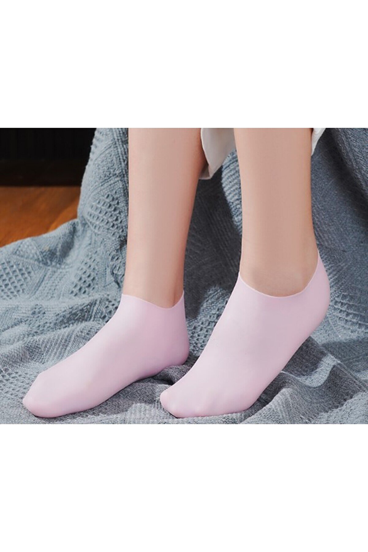 Go İthalat Si̇li̇kon Nemlendi̇ri̇ci̇ &Ccedil;orap Ayak Bakım &Ccedil;orabı (5258)