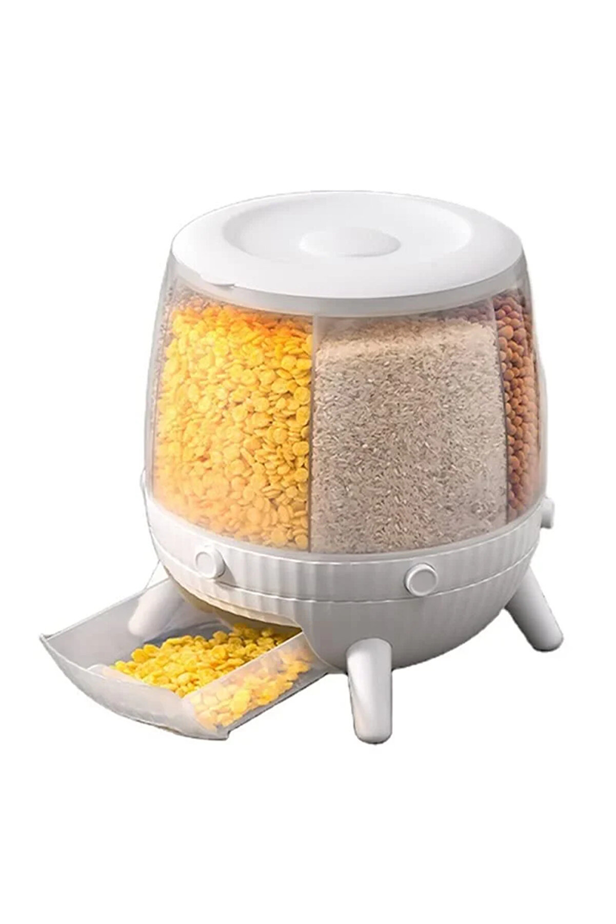 Go İthalat 6 B&ouml;lmeli̇ 360 Derece D&ouml;nebi̇len 6 Lt Bakli̇yat Organi̇zeri̇ (4457)