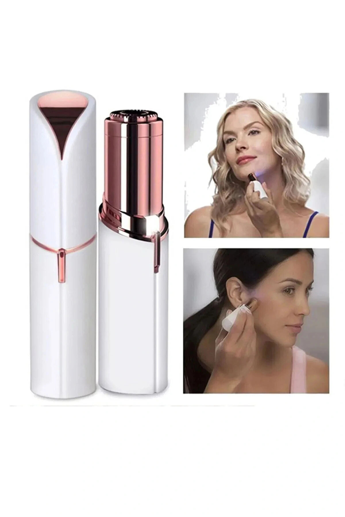 gizmurstore Epilasyon Y&uuml;z &Ccedil;ene Işıklı Kıl T&uuml;y Alma Mini Cep Epilasyonu