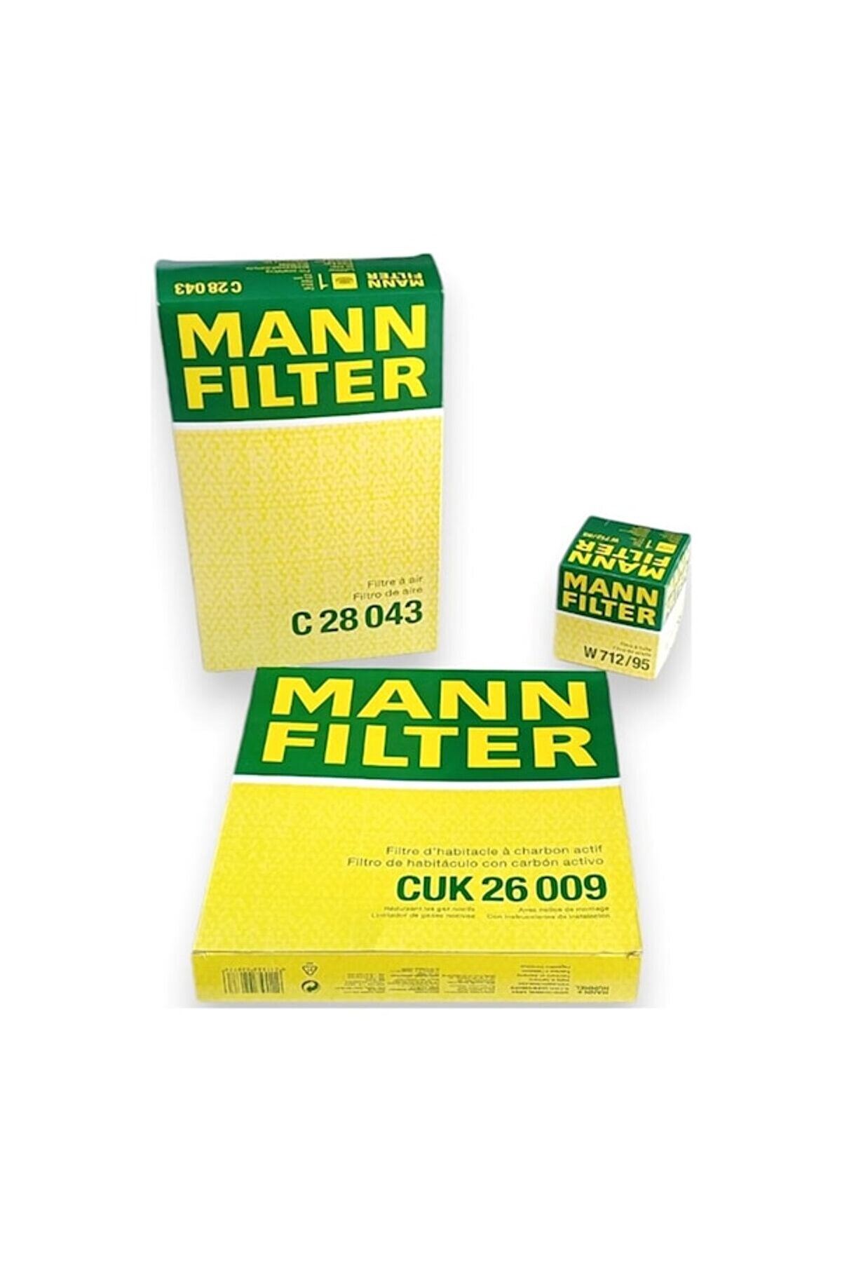 Mann-Filter Vw Passat B8 1.5 Tsı Mann Filtre Bakım Seti 2018-2020 | Hava Yağ Karbonlu Polen