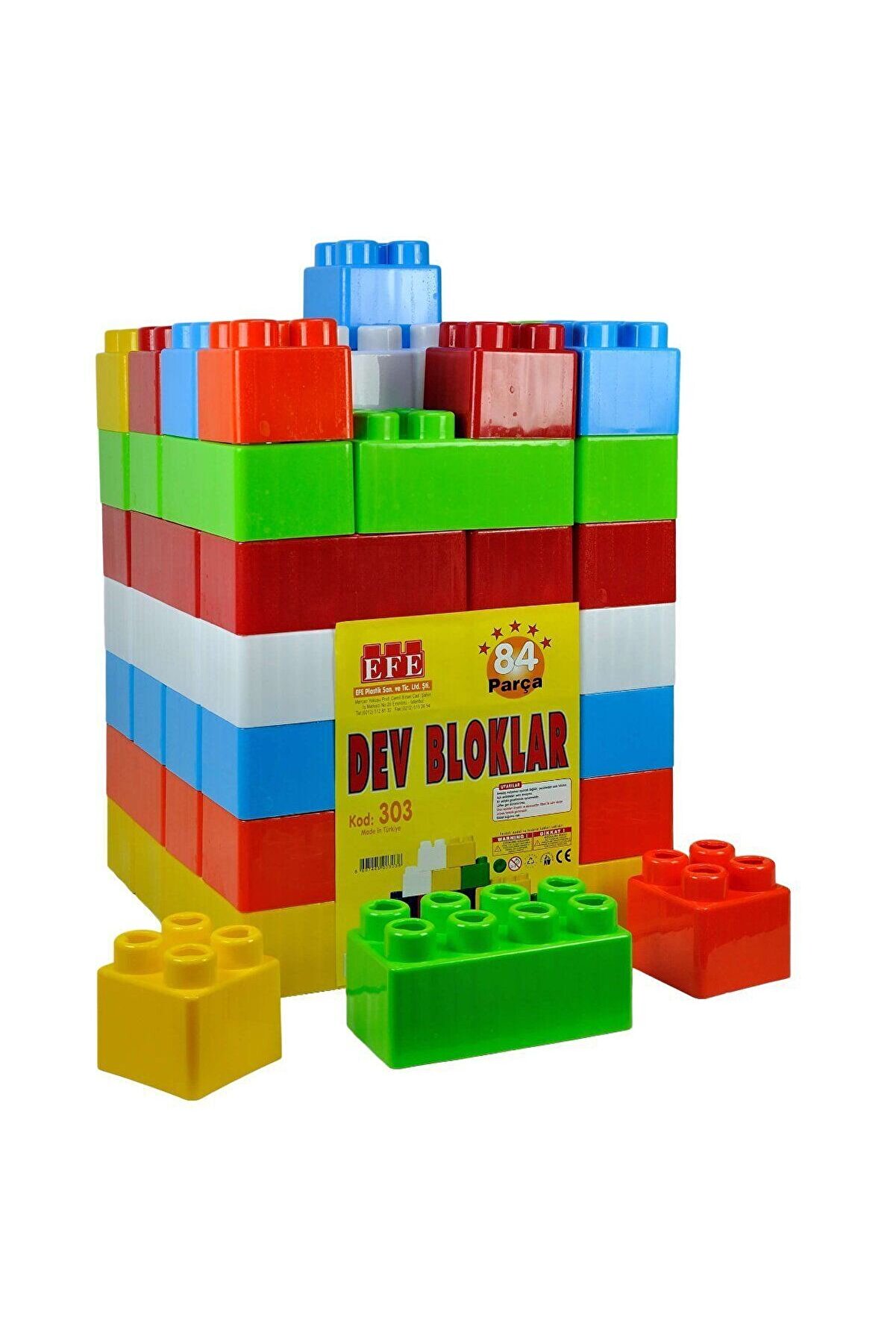 Efe Oyuncak 303 Z+7 84 Parça Dev Bloklar