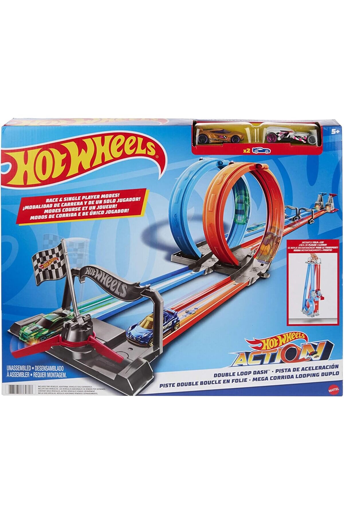 STOREMAX modashine Çift Çemberde Depar Pist Seti, 5 yaş ve üzeri, GFH85 modascope 1014773