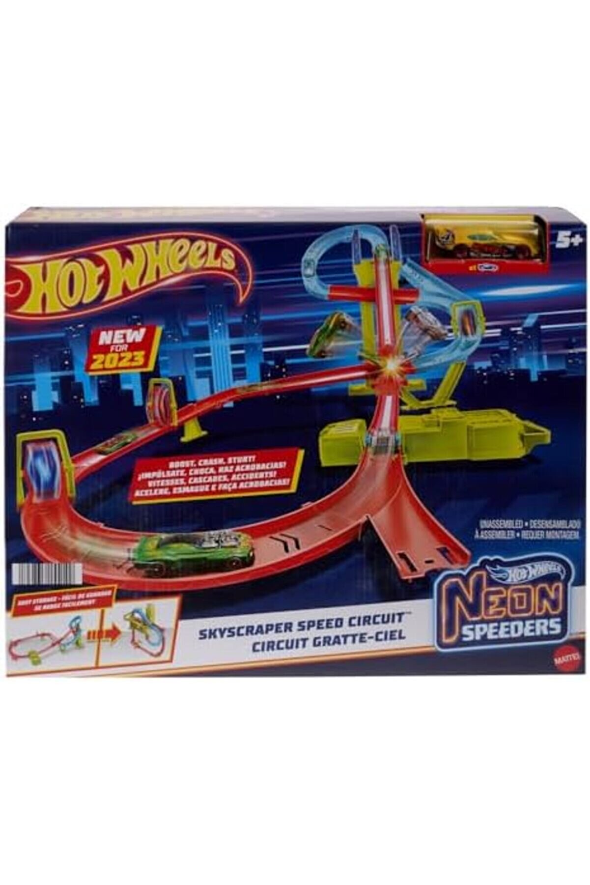 Modashi̇ne Pi̇st Seti̇, Hot Neon Yarışlar Çoklu Yarış Heyecanı Pi̇st Seti̇,1 Adet Araba, Motorlu Hızlandı